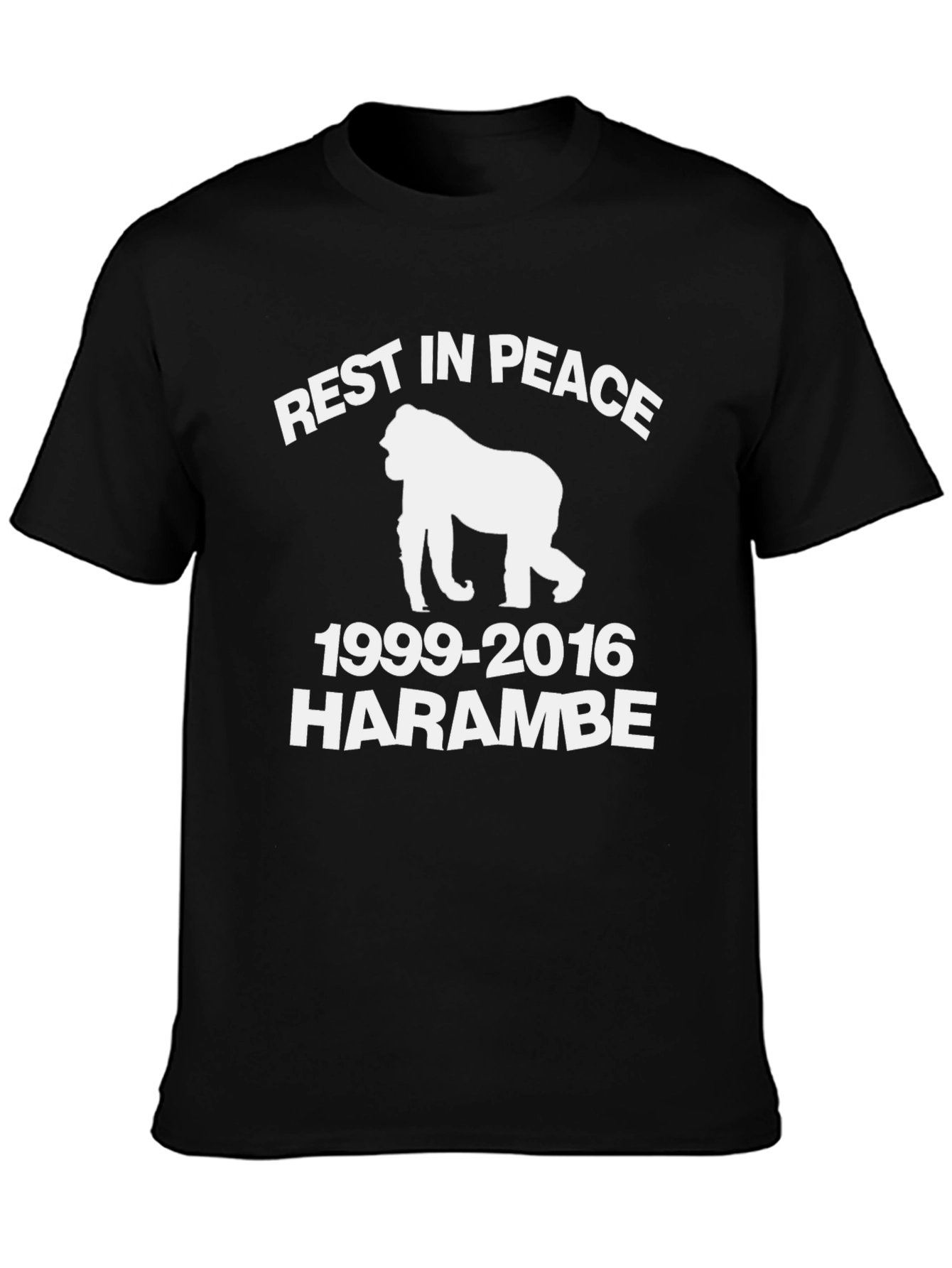 RIP Harambe T-Shirt -  Gorilla Tribute Tee