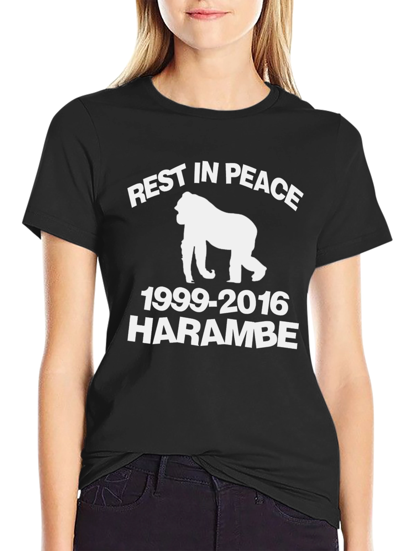 RIP Harambe T-Shirt -  Gorilla Tribute Tee