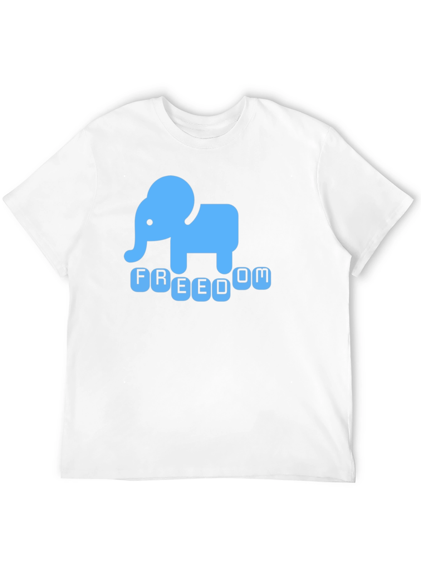 Freedom Elephant Graphic Tee - Black