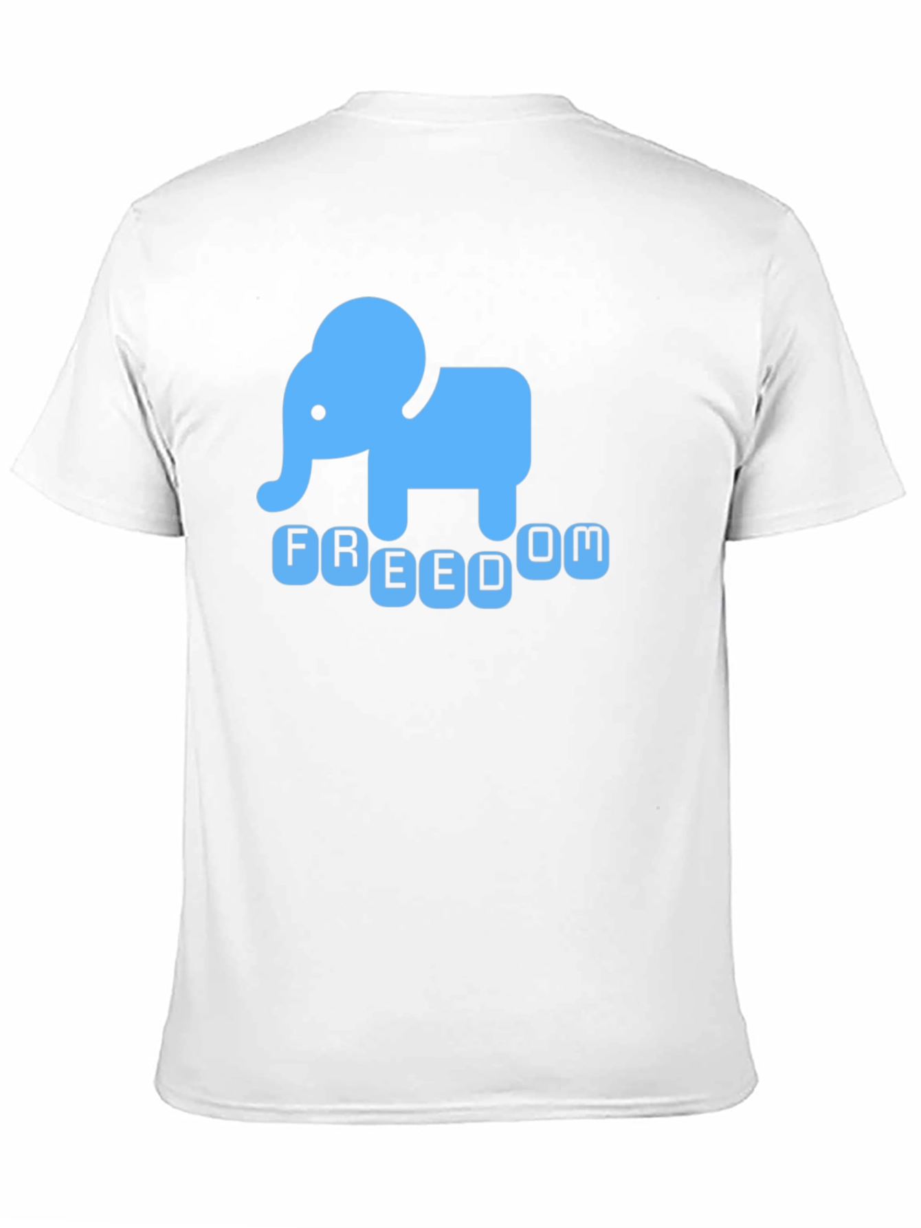 Freedom Elephant Graphic Tee - Black