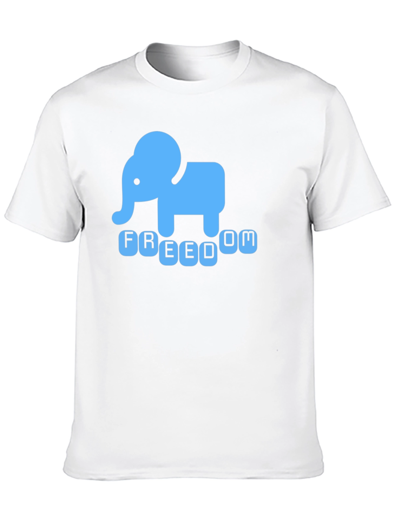 Freedom Elephant Graphic Tee - Black