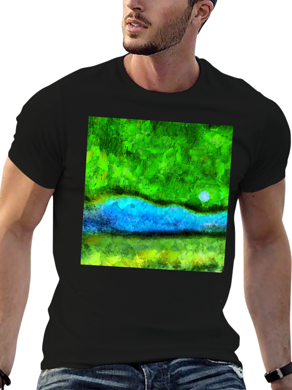 Impressionist Landscape Tee