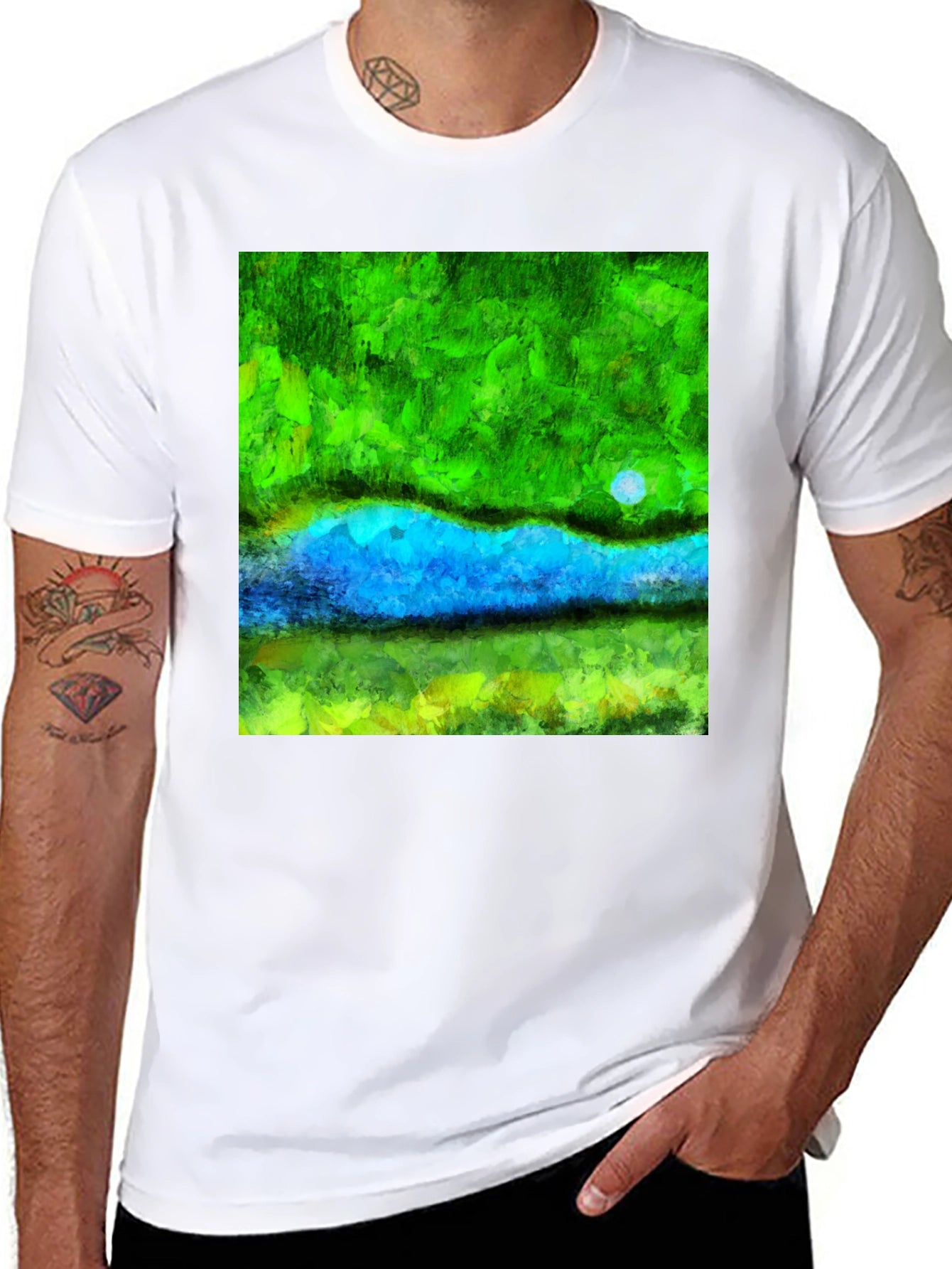 Impressionist Landscape Tee