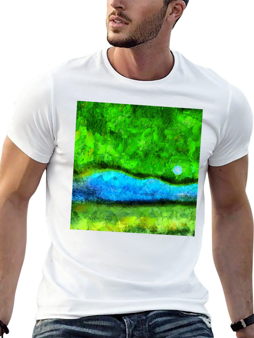 Impressionist Landscape Tee