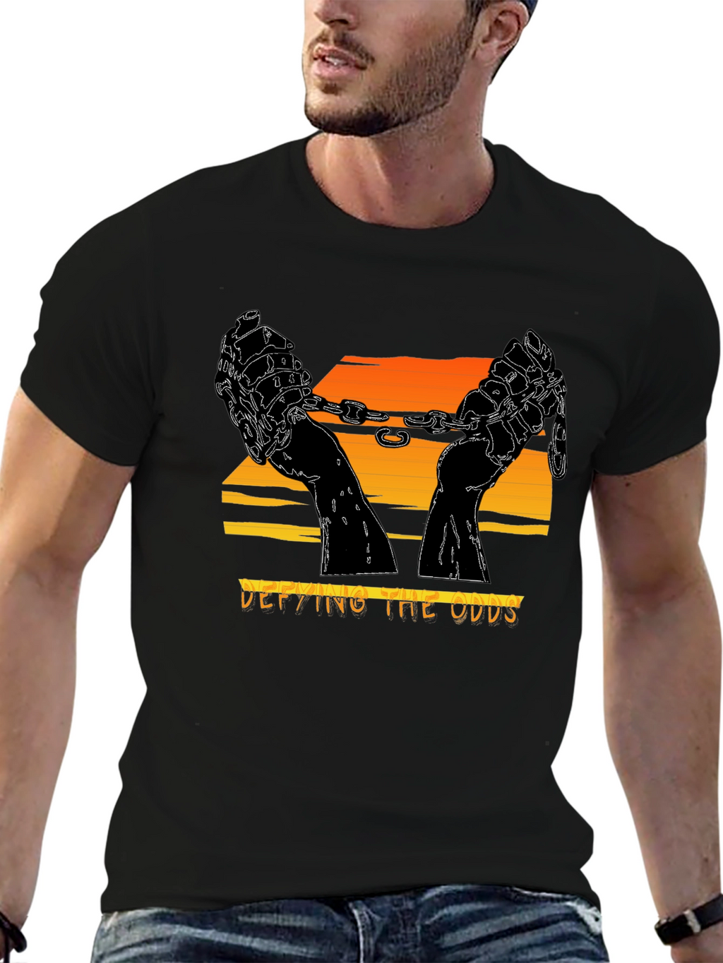 Defying the Odds Graphic Tee - Freedom & Strength