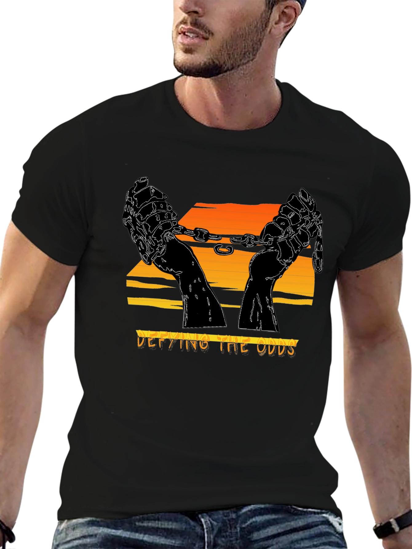 Defying the Odds Graphic Tee - Freedom & Strength