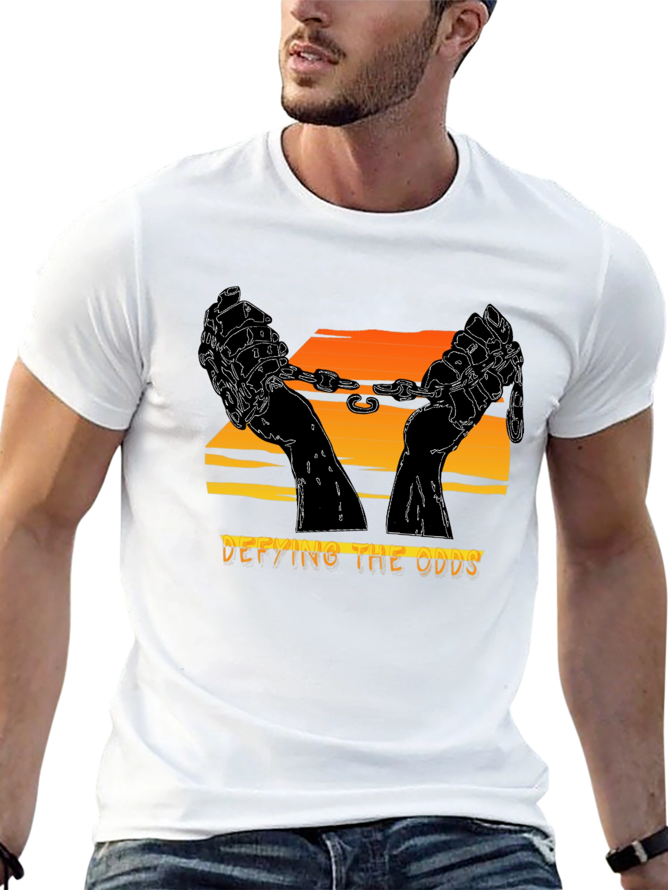 Defying the Odds Graphic Tee - Freedom & Strength