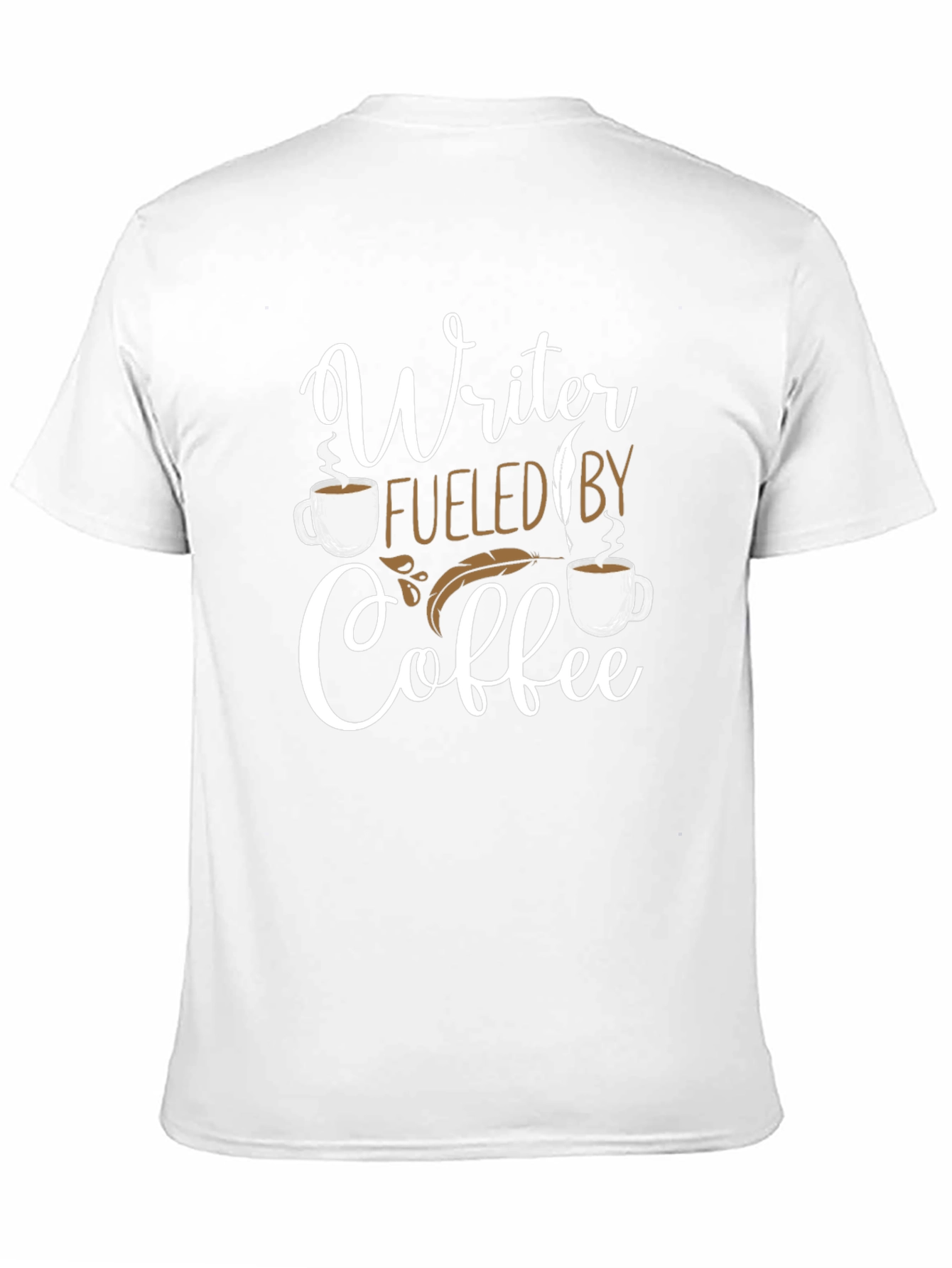 Writer Fueled By Coffee Graphic T-Shirt