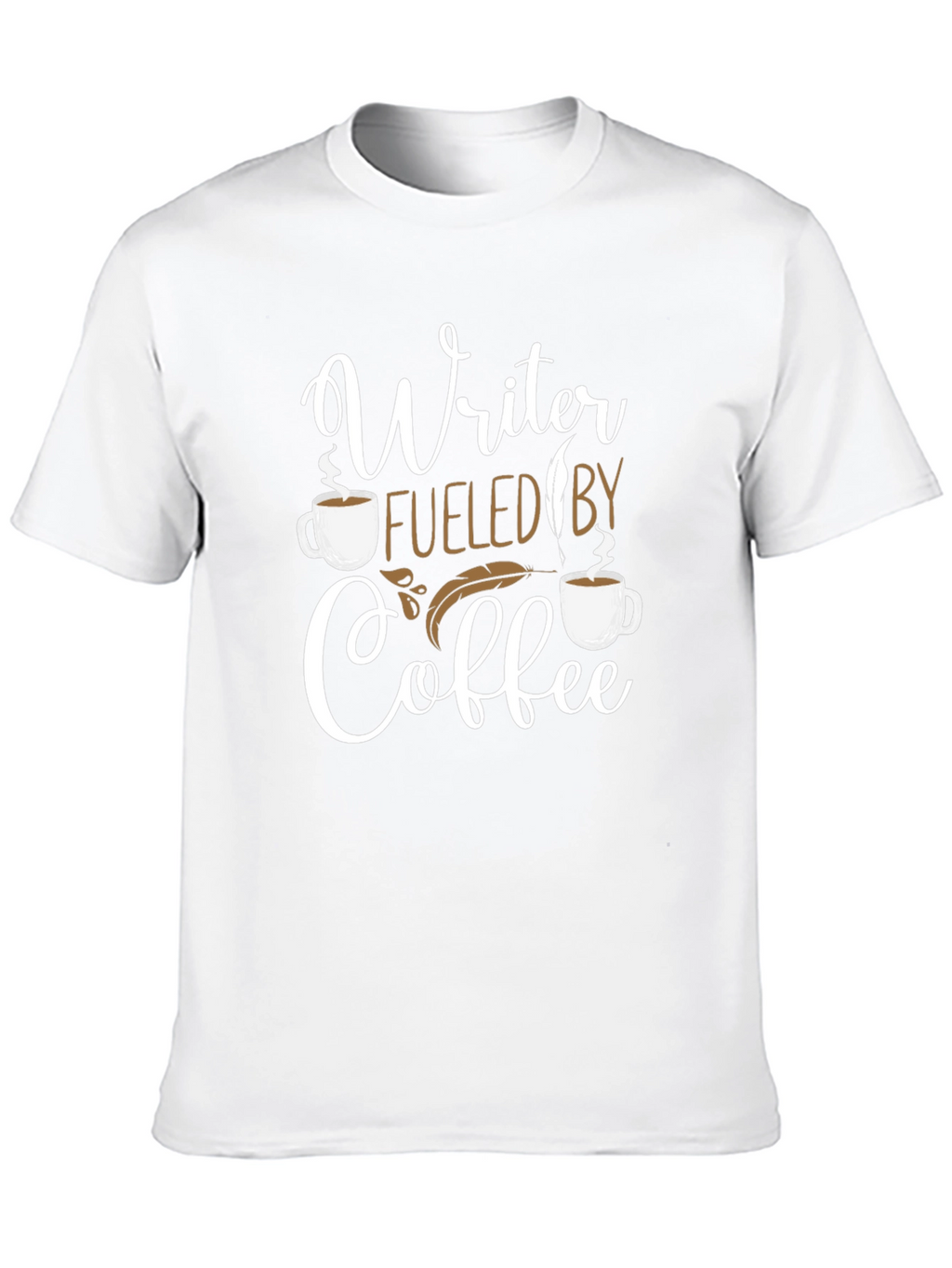 Writer Fueled By Coffee Graphic T-Shirt