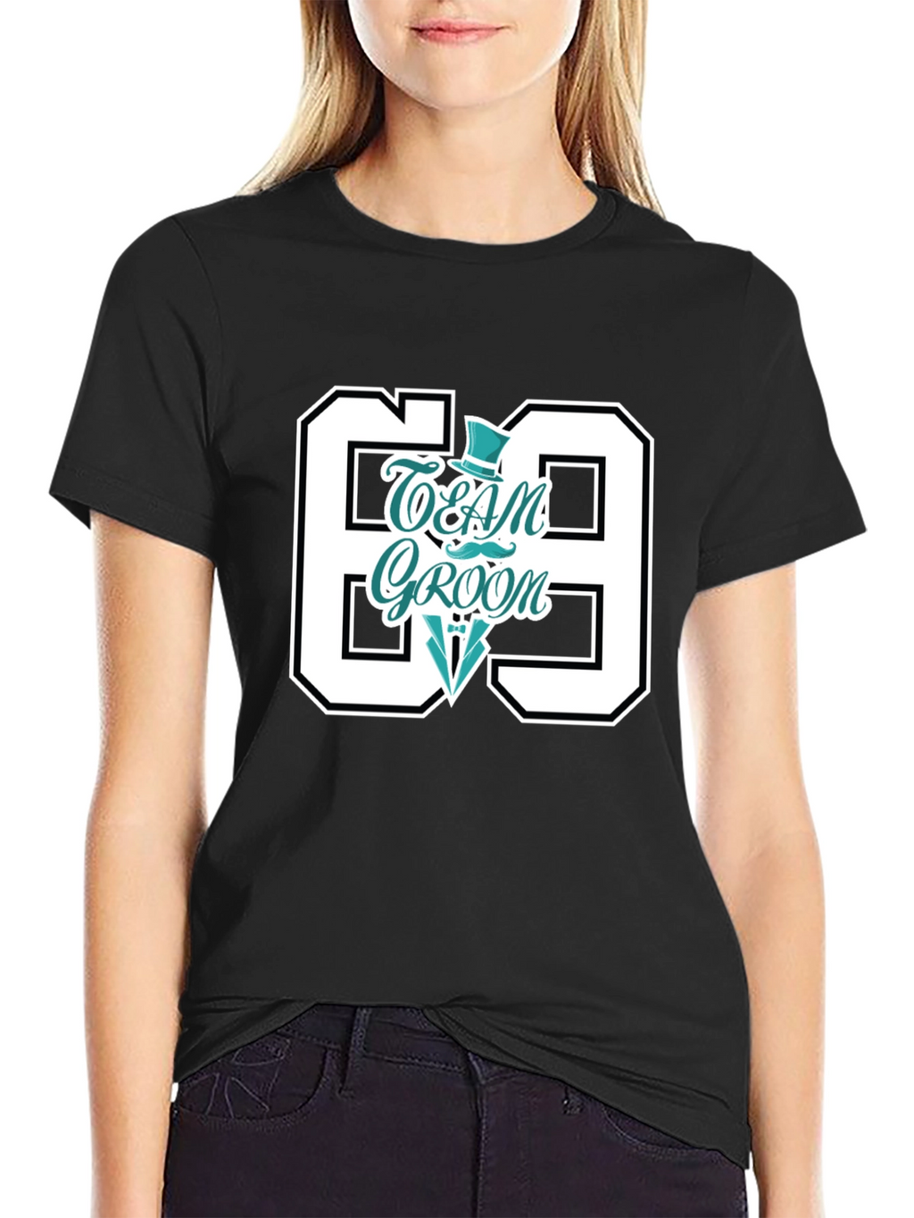 Team Groom 69 T-Shirt: Party & Wedding Tee