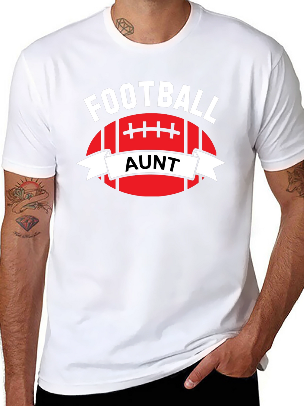 Football Aunt T-Shirt - Game Day Tee