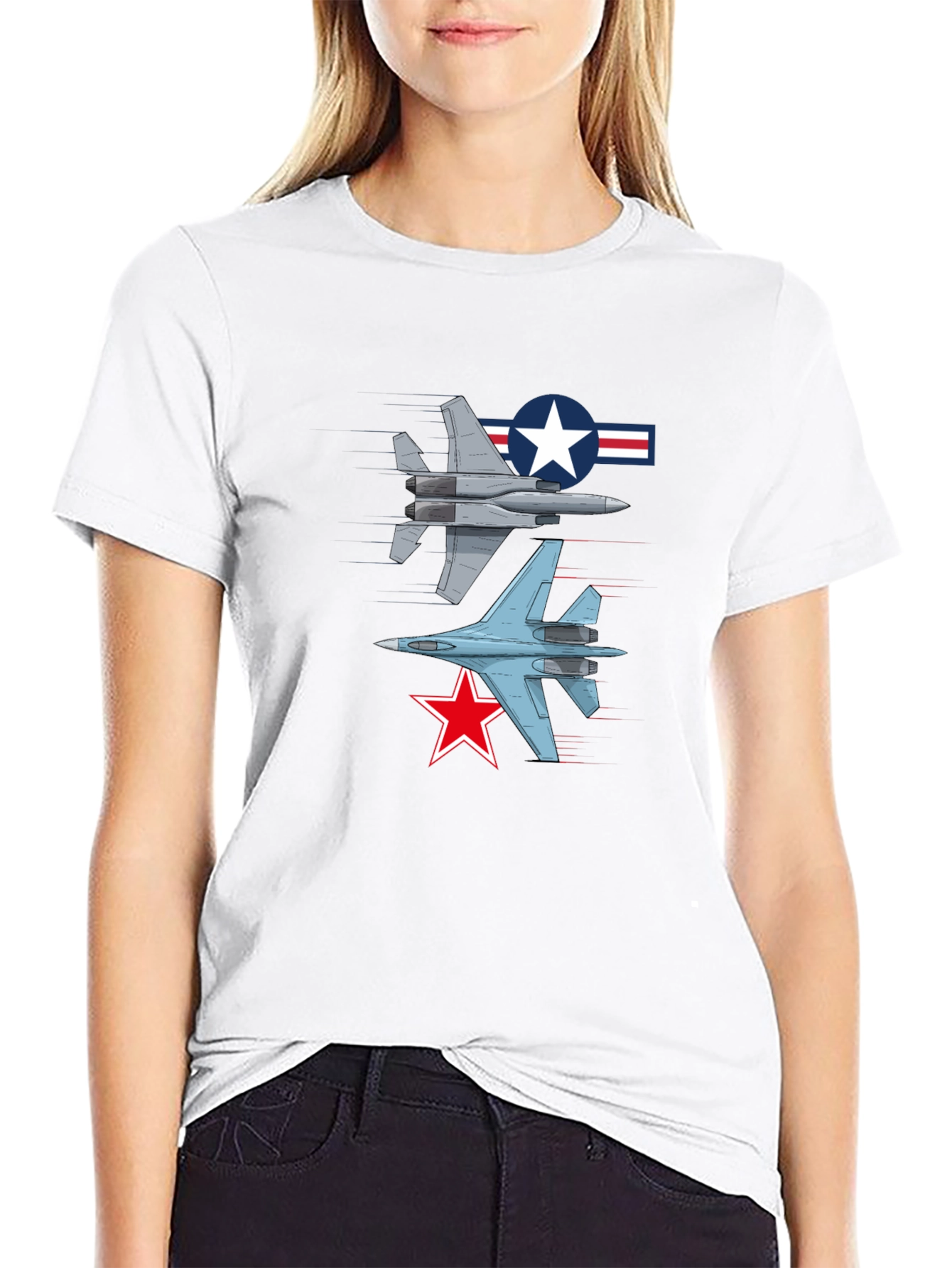 Jet Fighter Graphic T-Shirt