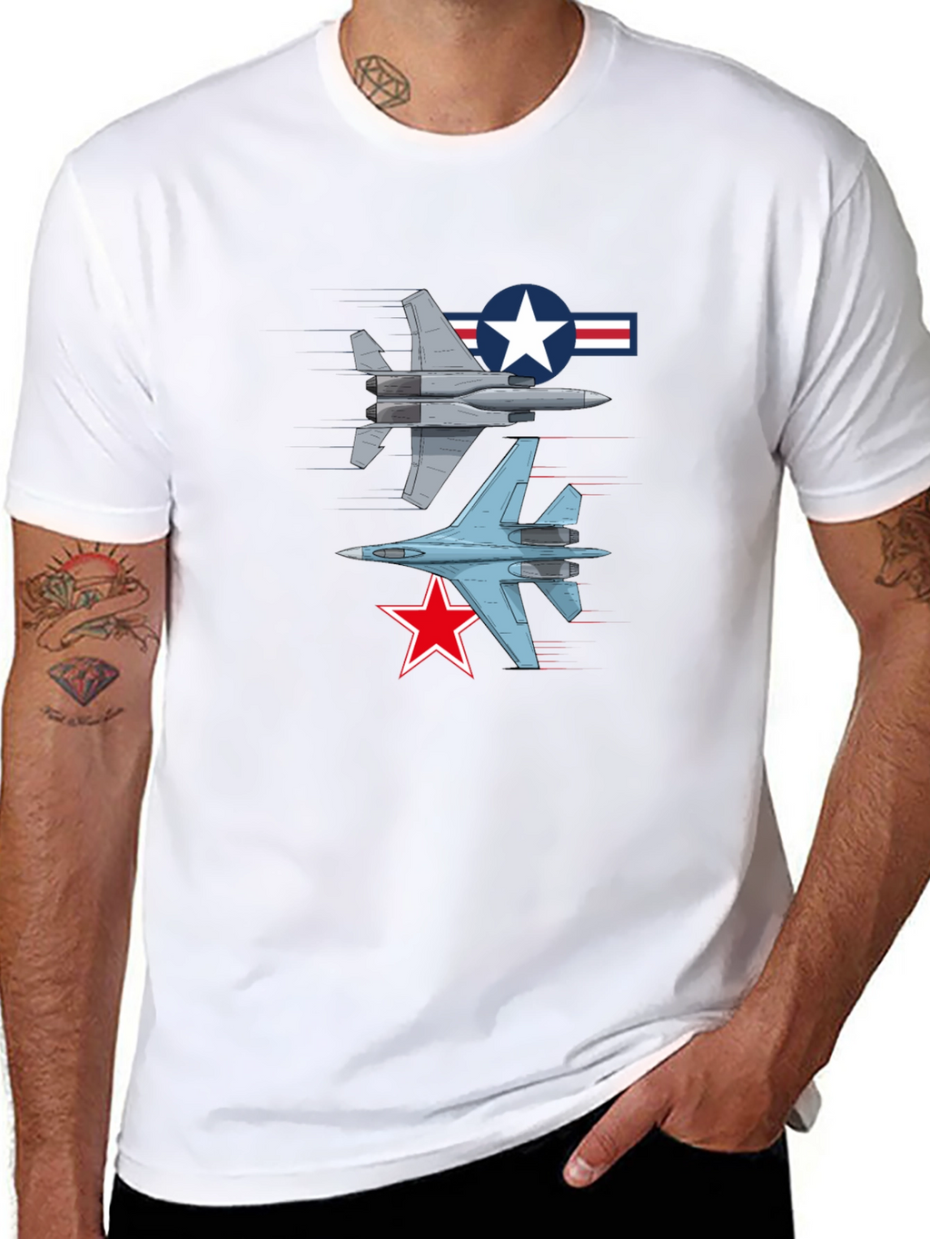 Jet Fighter Graphic T-Shirt