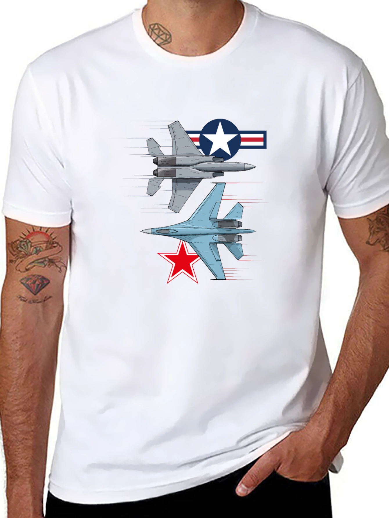 Jet Fighter Graphic T-Shirt