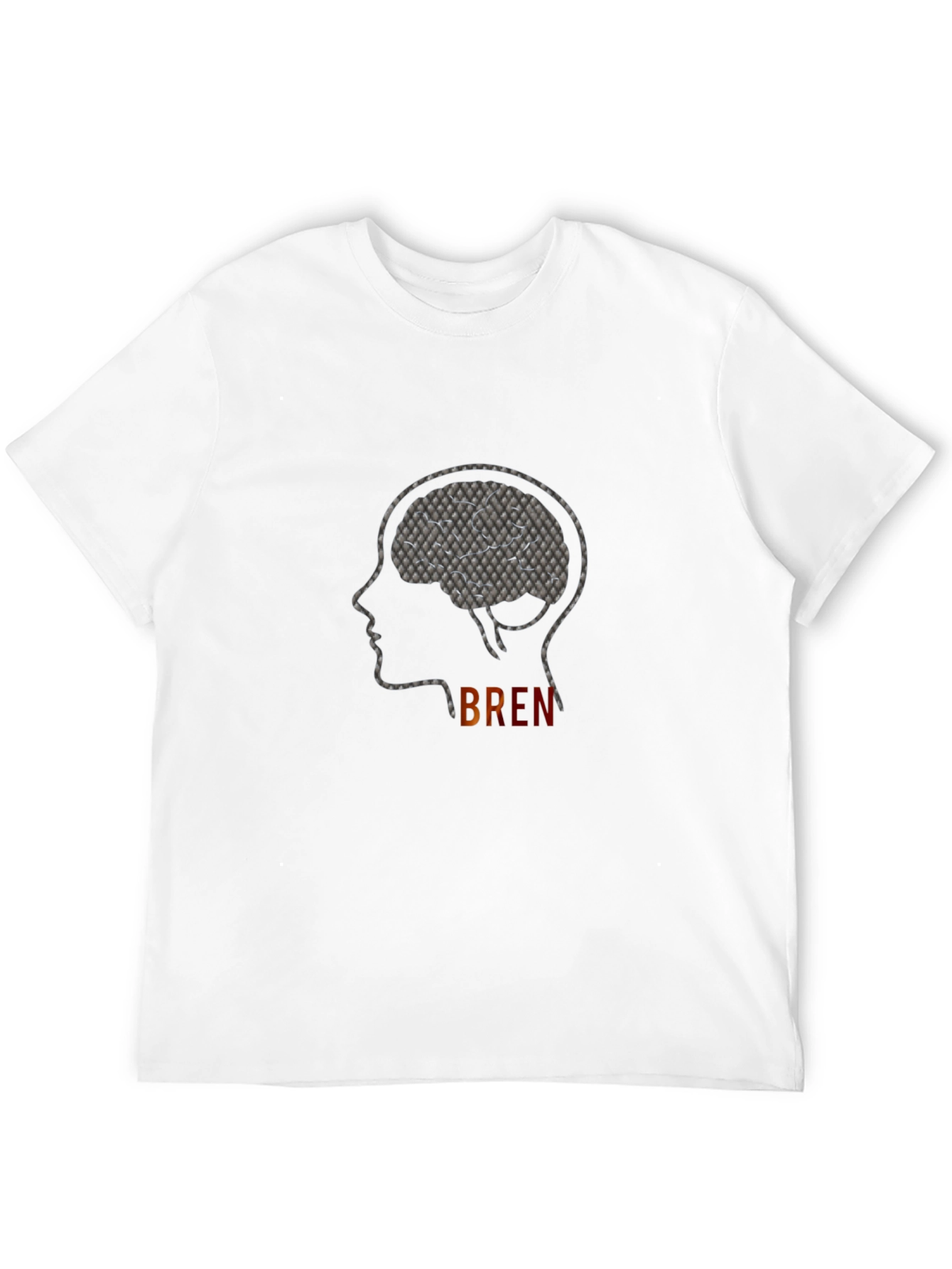 Brain Graphic Tee - Smart Thinking T-Shirt