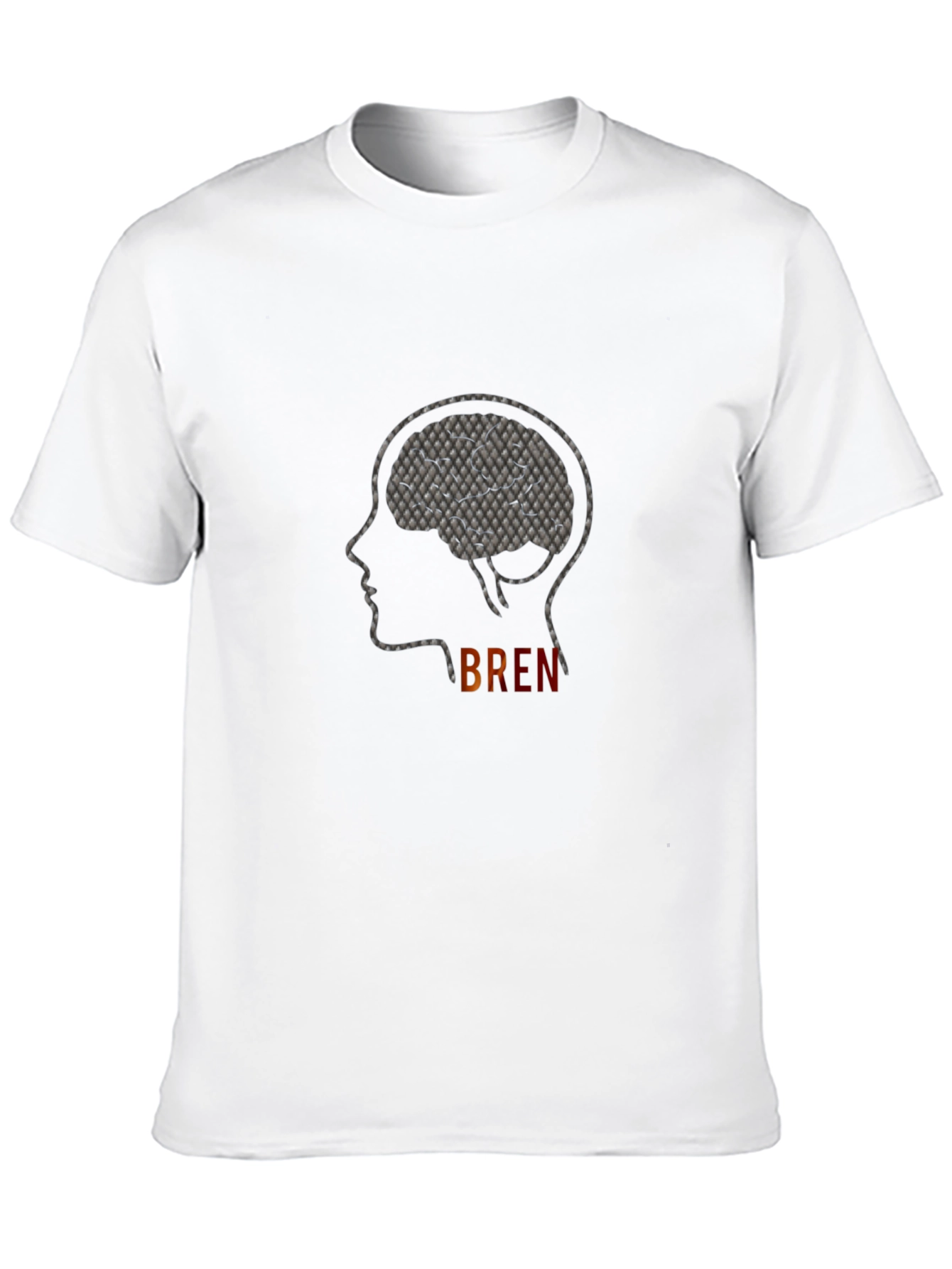 Brain Graphic Tee - Smart Thinking T-Shirt