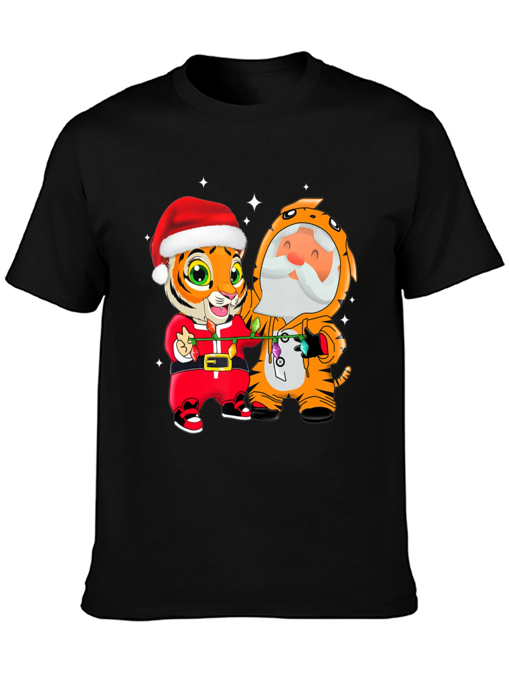 Festive Tiger Graphic Tee