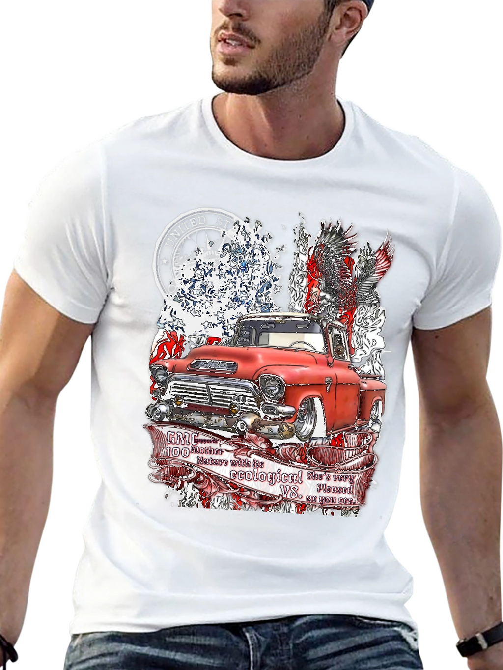 Red Truck Graphic Tee