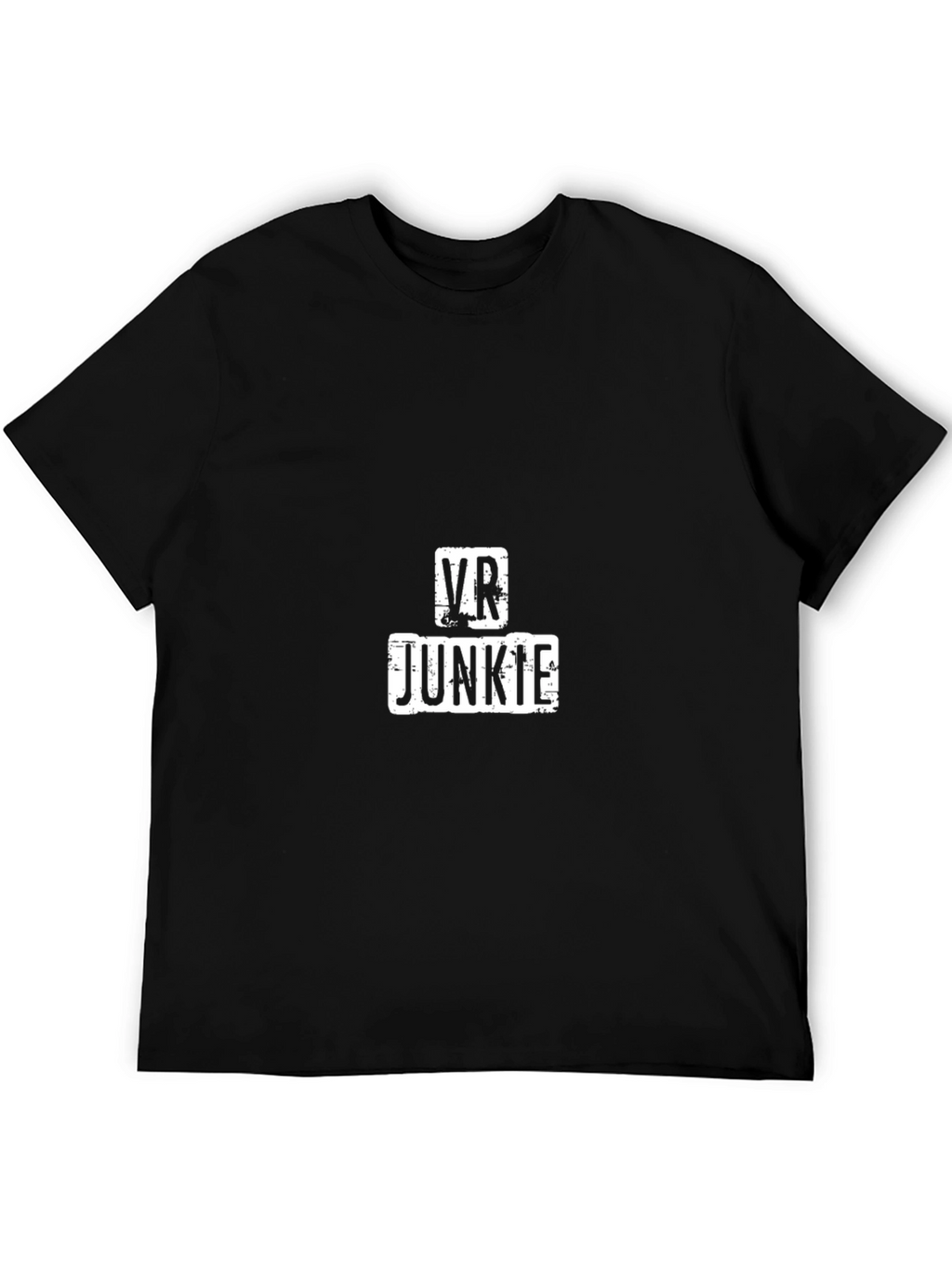 VR Junkie Tee - Black Graphic T-Shirt