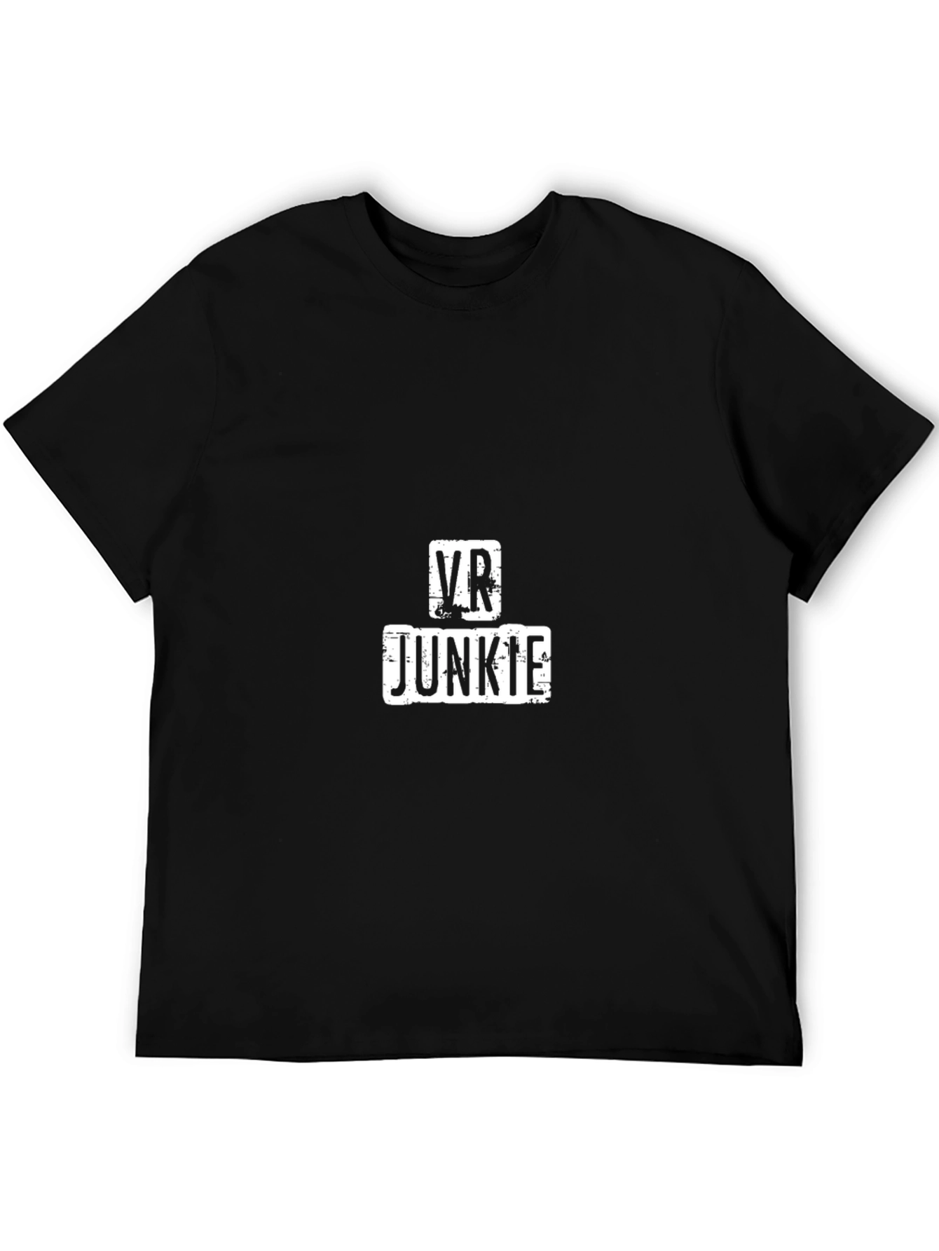 VR Junkie Tee - Black Graphic T-Shirt
