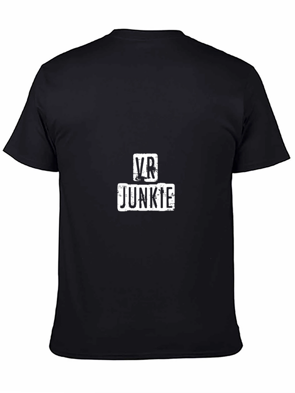 VR Junkie Tee - Black Graphic T-Shirt