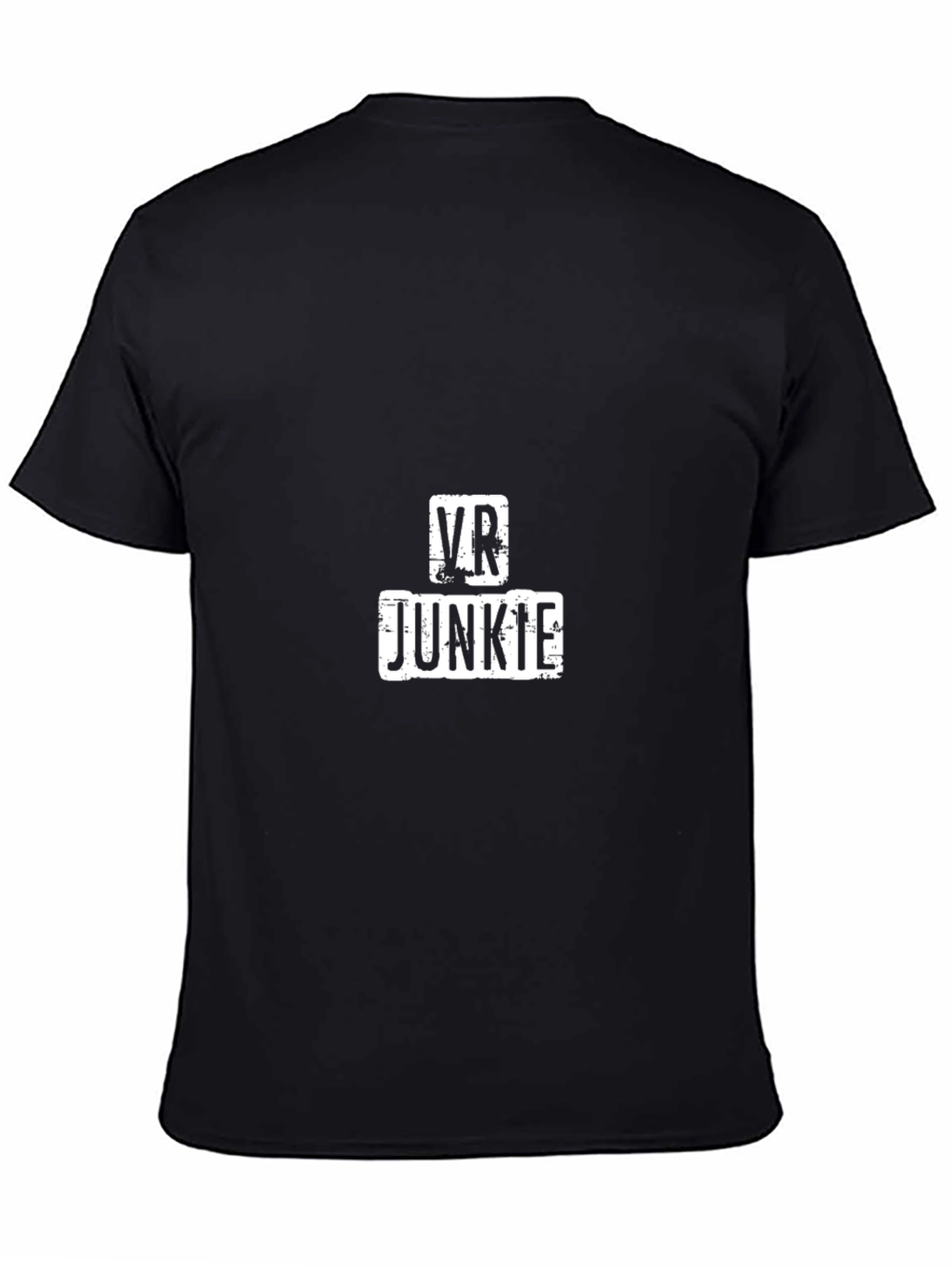 VR Junkie Tee - Black Graphic T-Shirt
