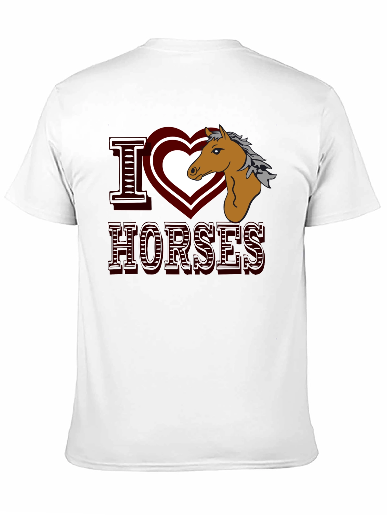 I Heart Horses Graphic T-Shirt