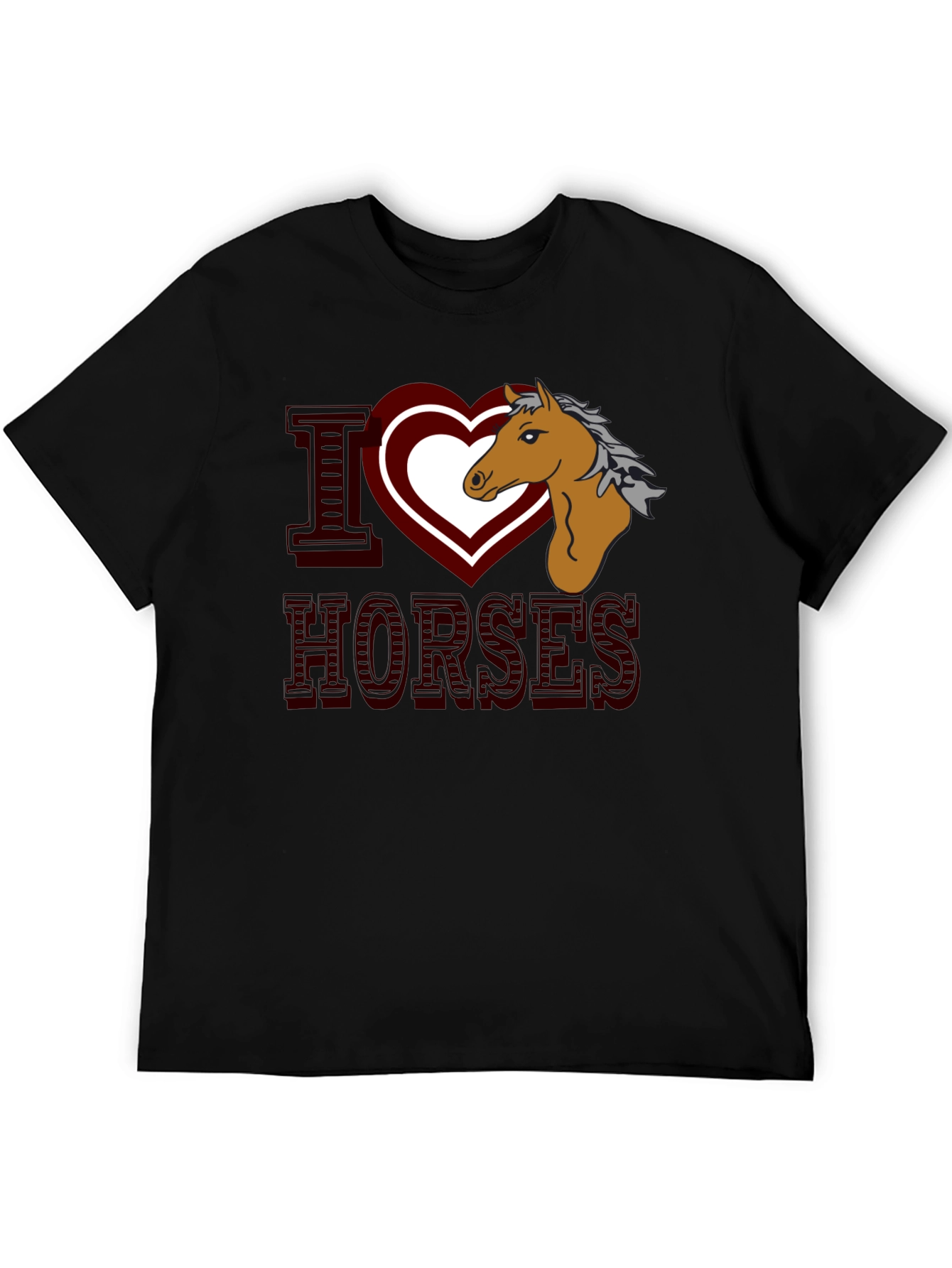 I Heart Horses Graphic T-Shirt