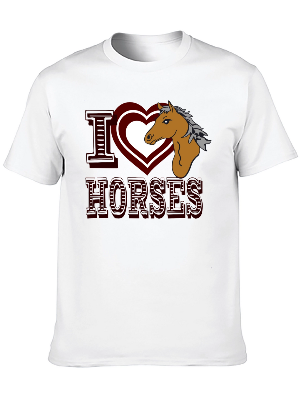I Heart Horses Graphic T-Shirt