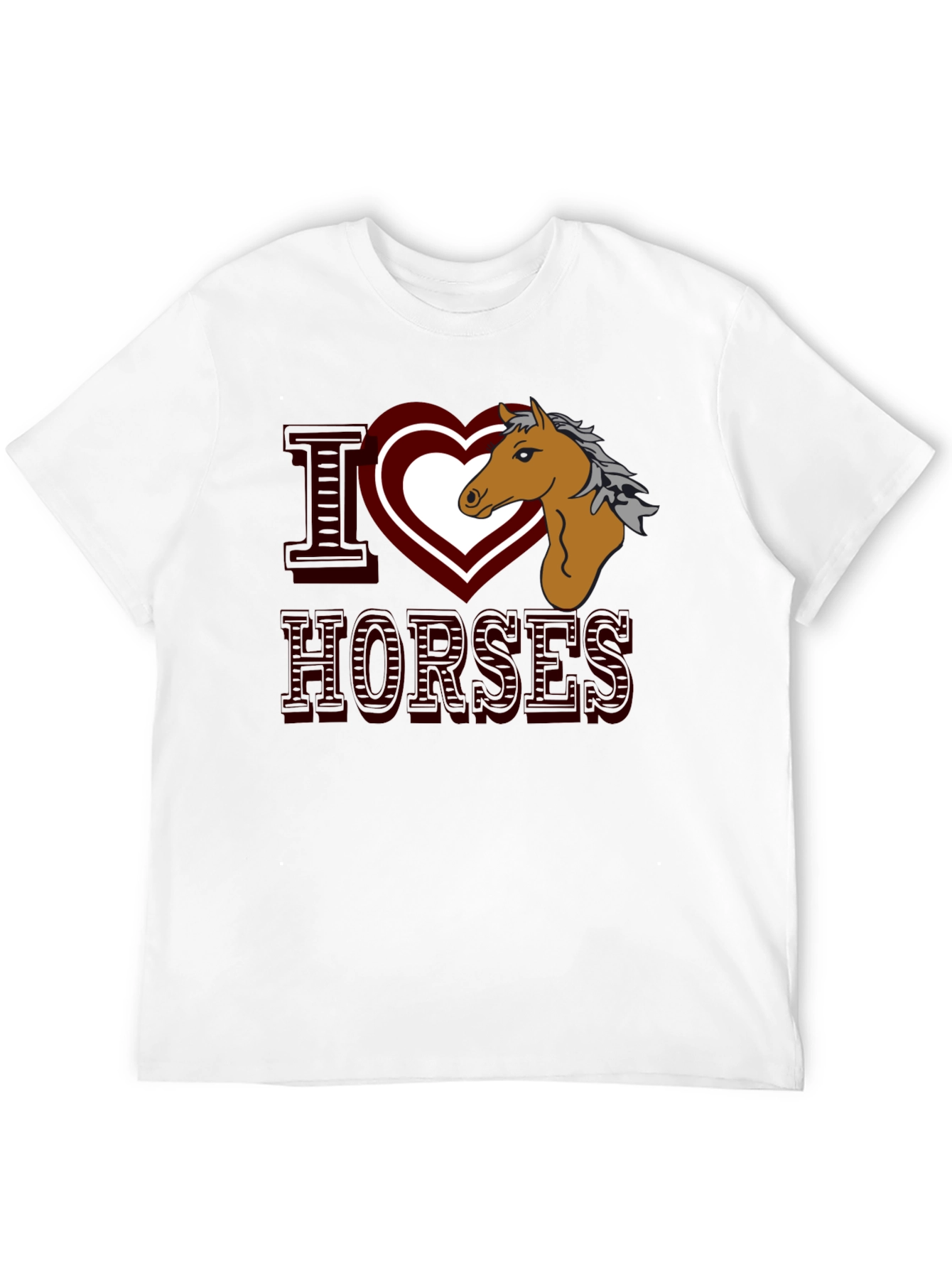 I Heart Horses Graphic T-Shirt
