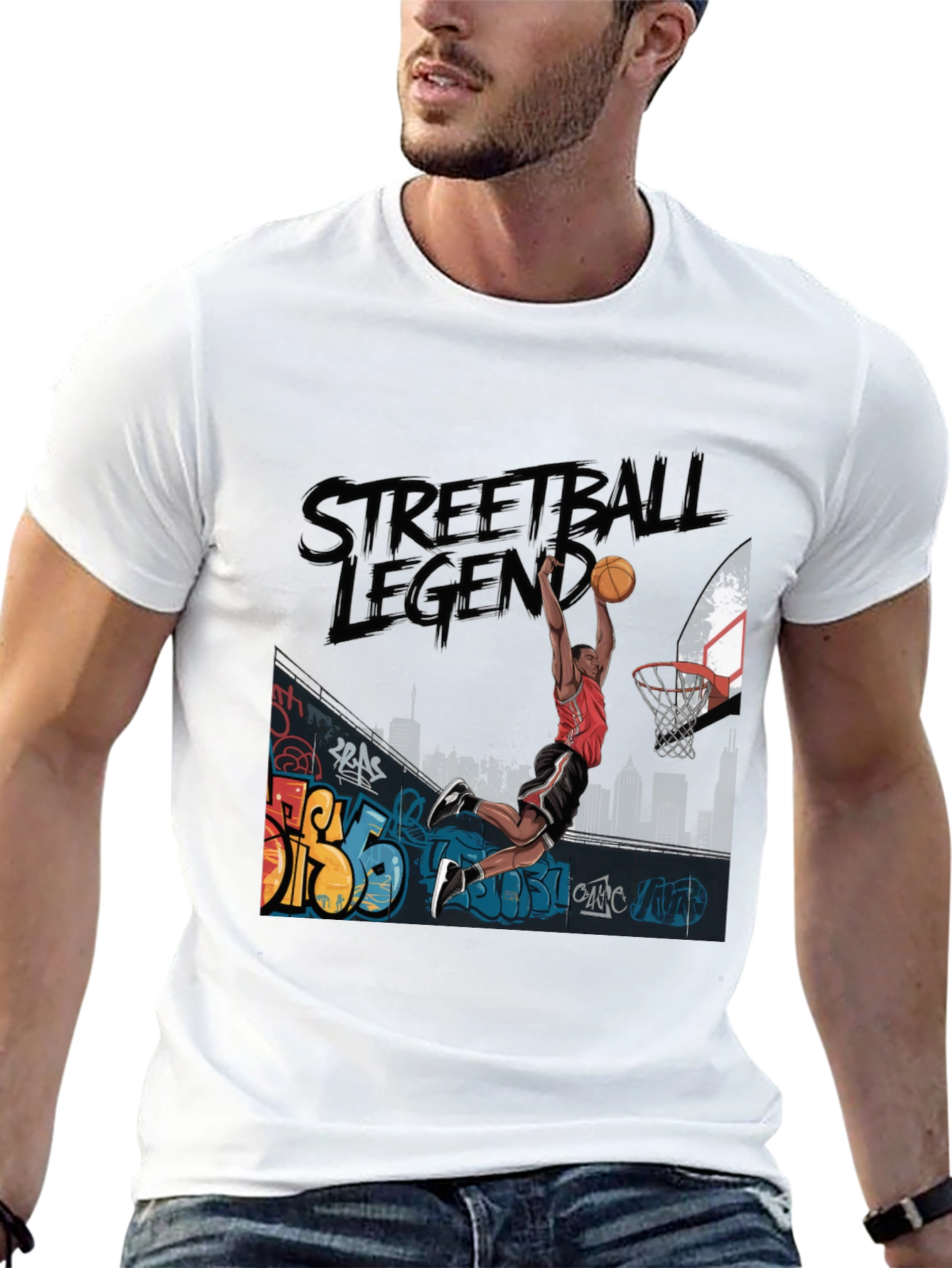 Streetball Legend Graphic T-Shirt