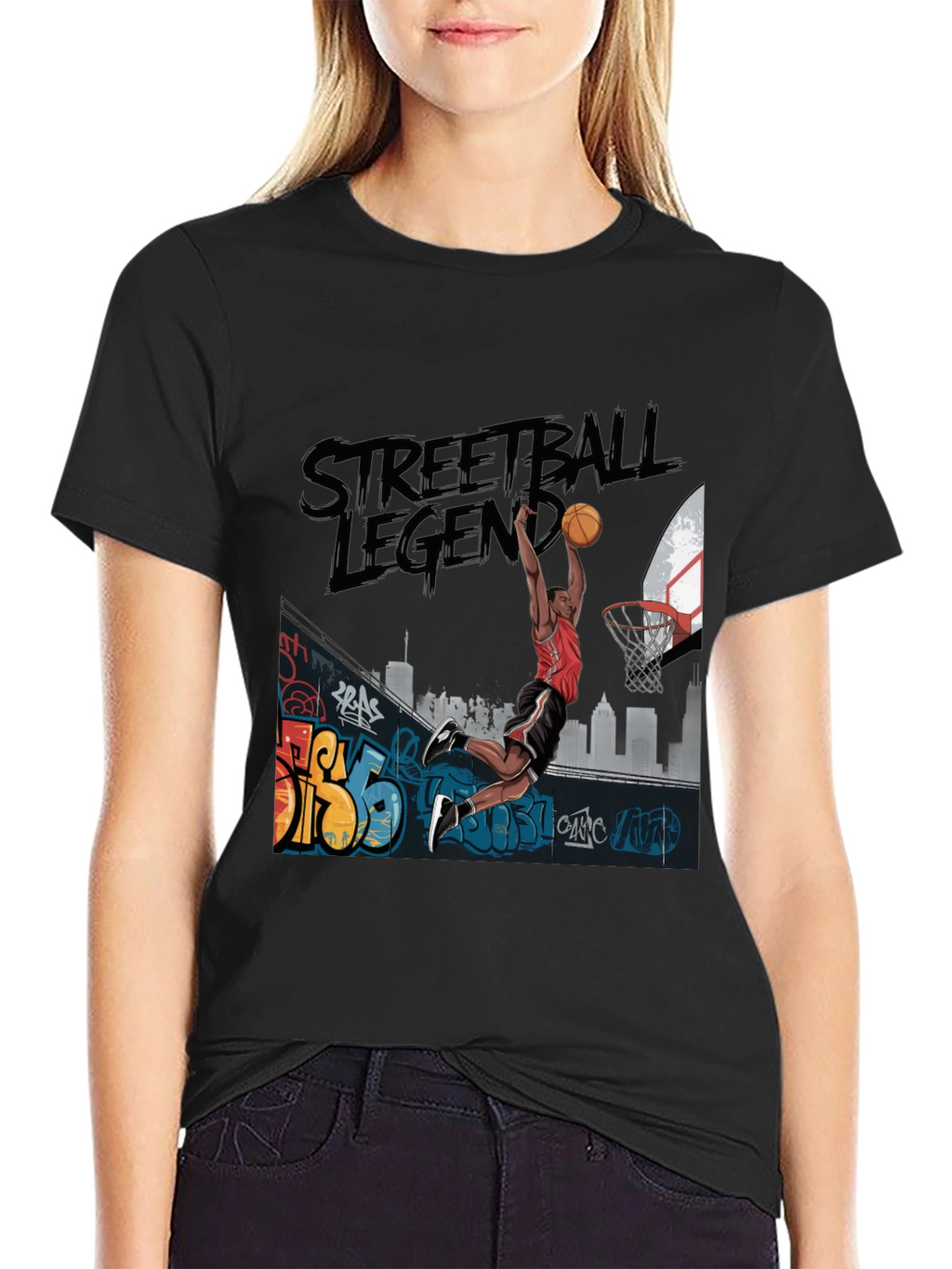 Streetball Legend Graphic T-Shirt