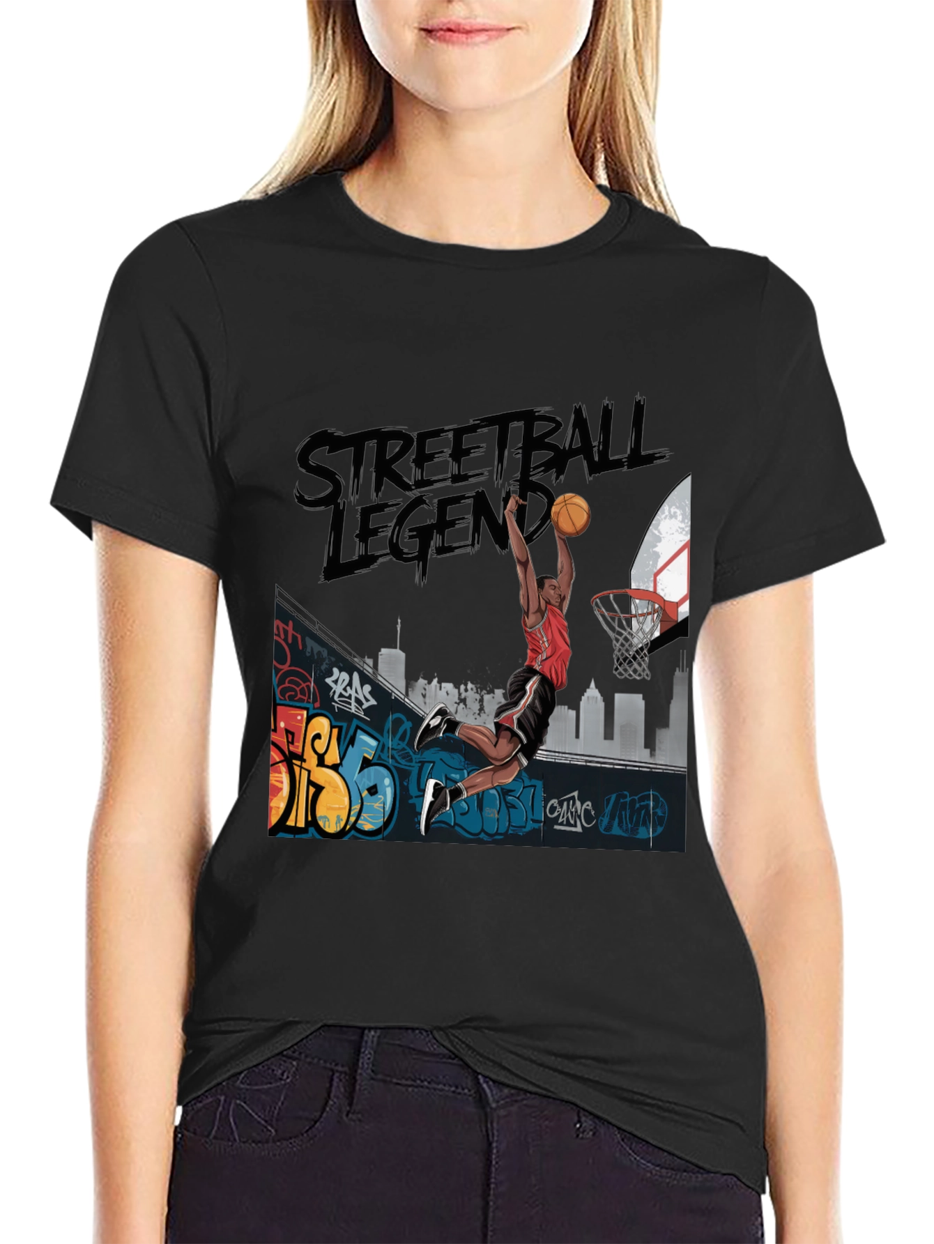 Streetball Legend Graphic T-Shirt