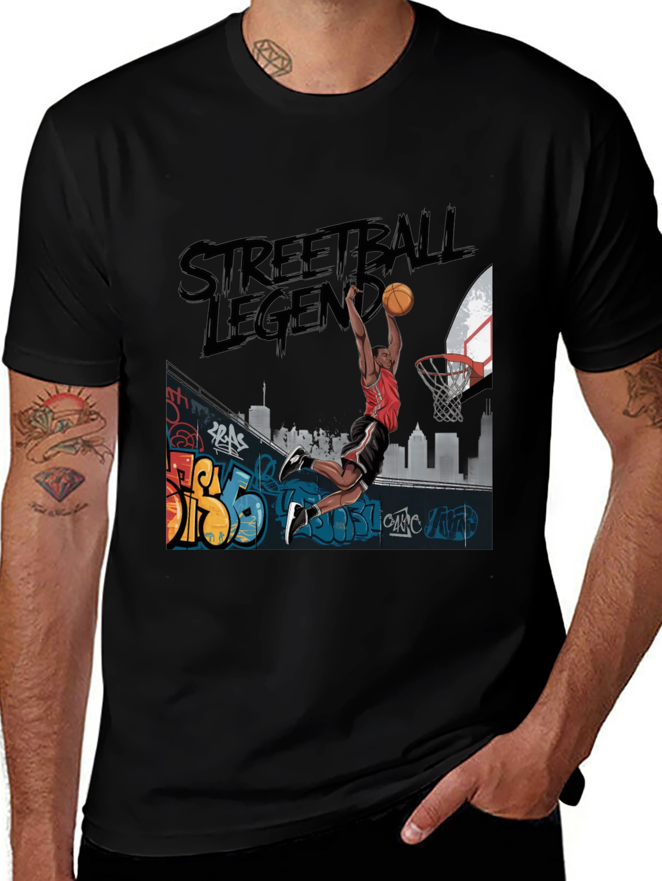 Streetball Legend Graphic T-Shirt