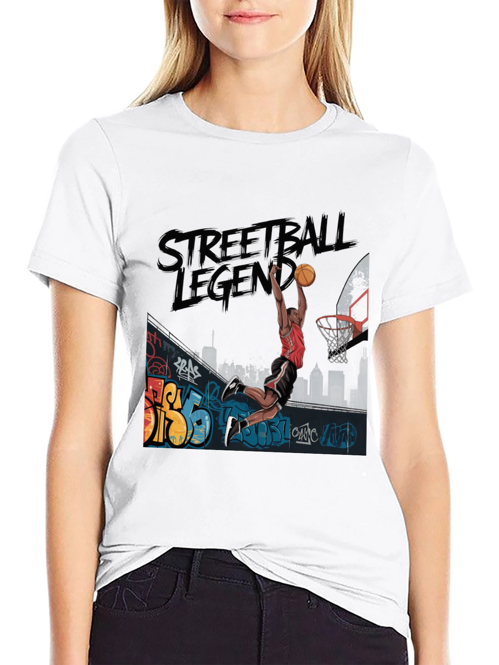Streetball Legend Graphic T-Shirt