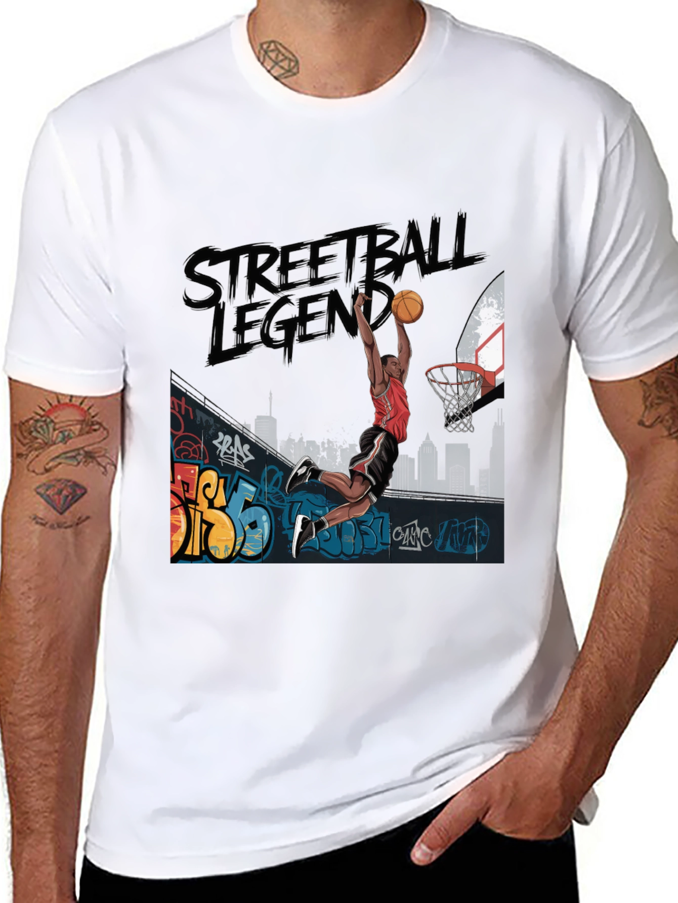 Streetball Legend Graphic T-Shirt