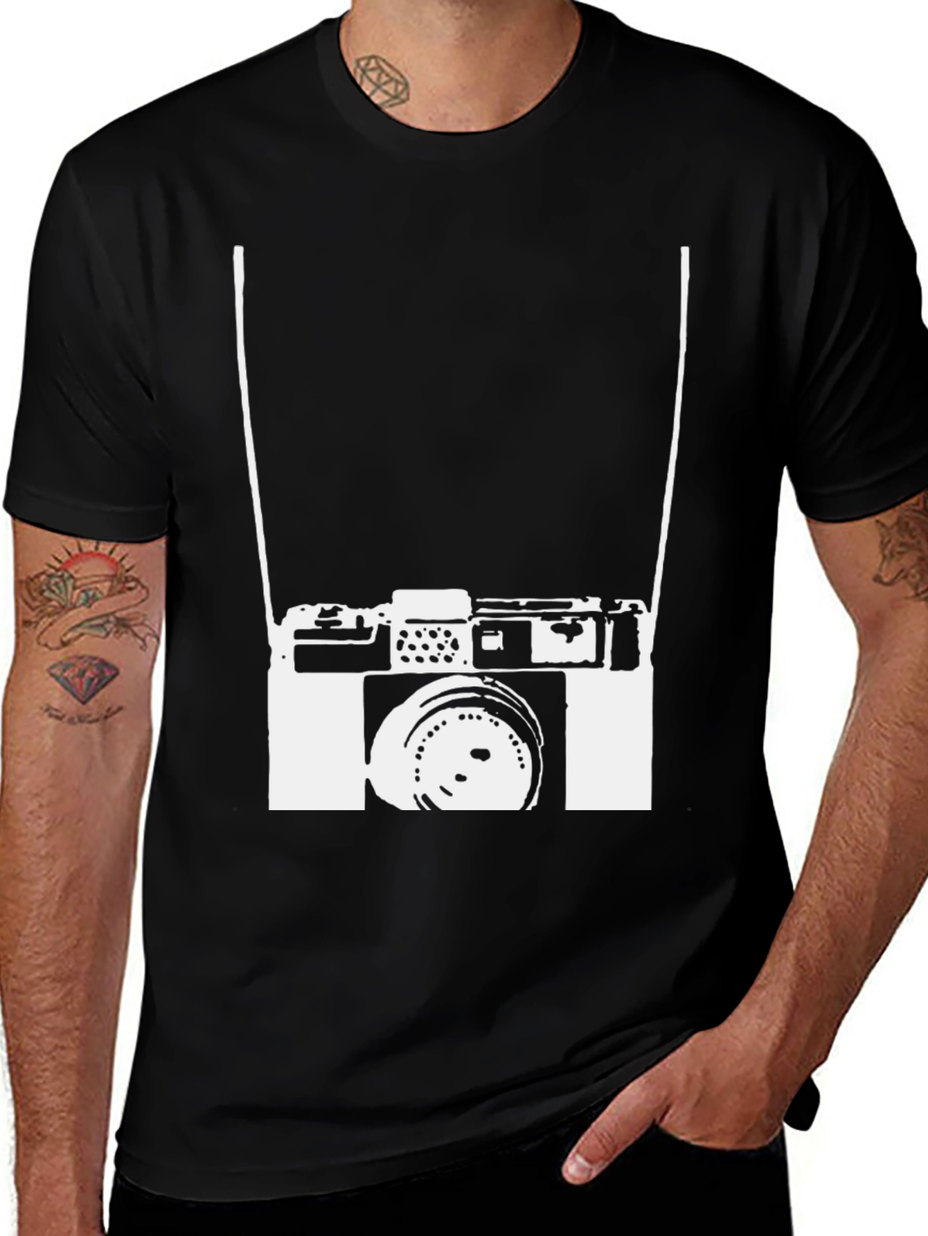 Retro Camera Graphic Tee - Classic Photography Lover Shirt