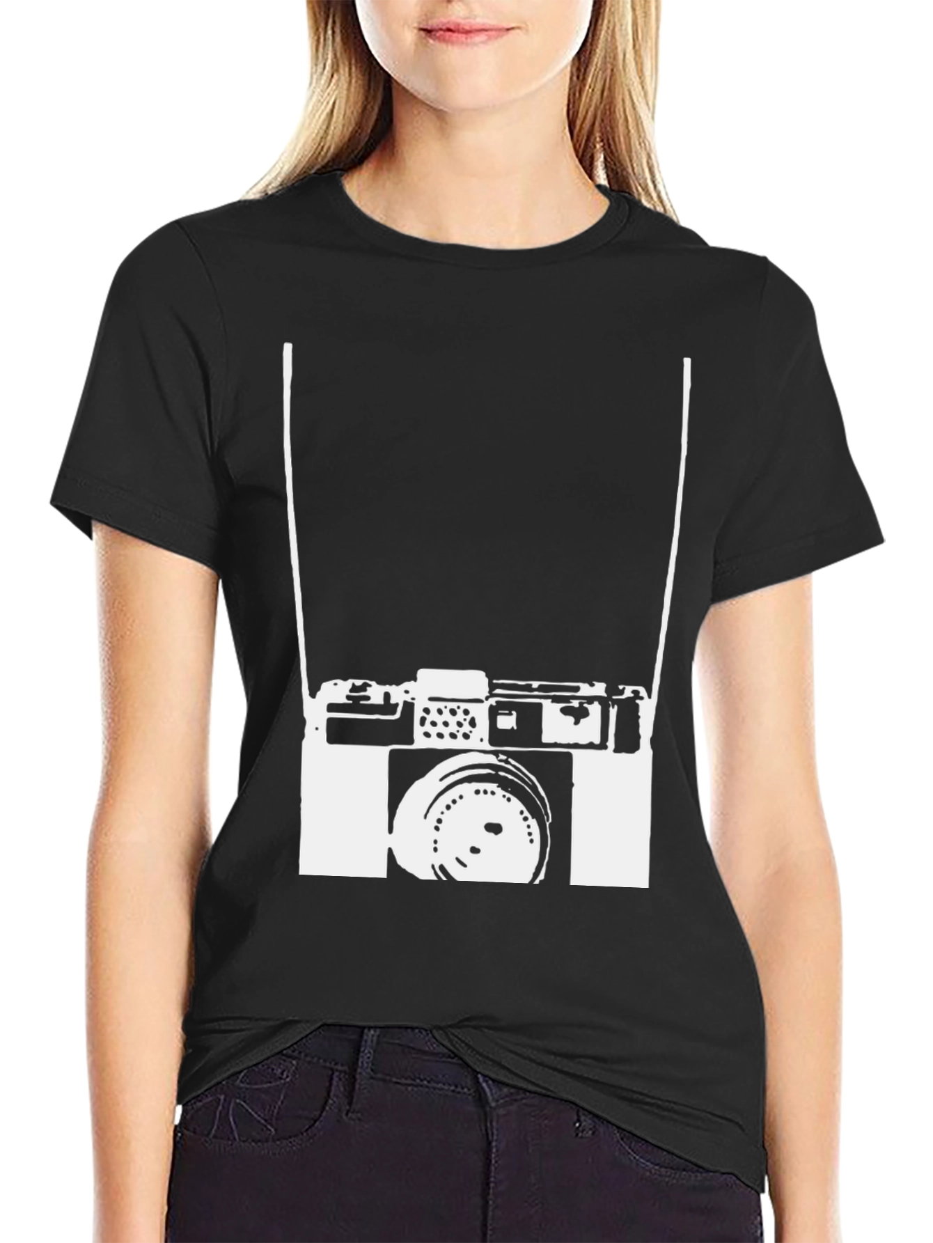Retro Camera Graphic Tee - Classic Photography Lover Shirt