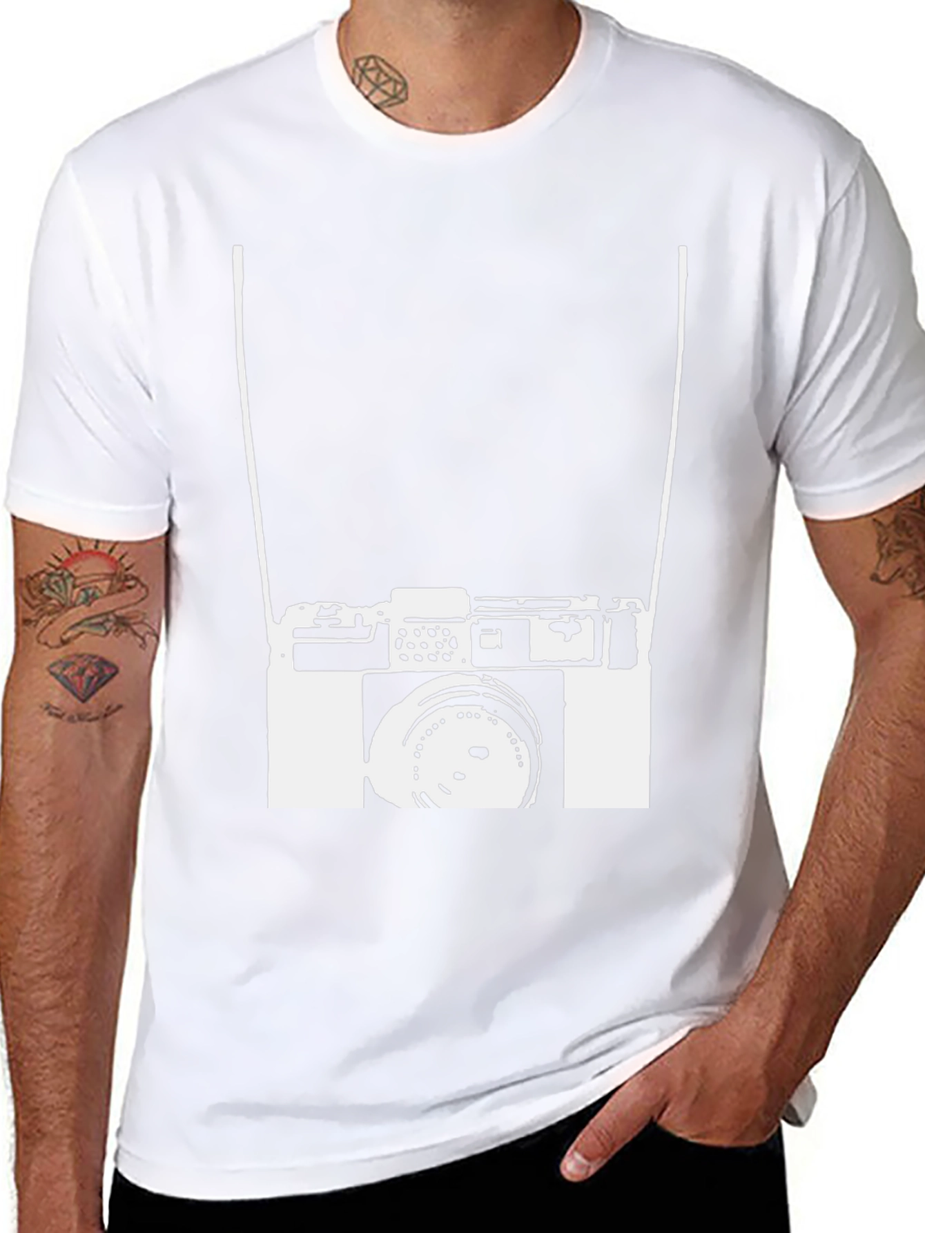 Retro Camera Graphic Tee - Classic Photography Lover Shirt