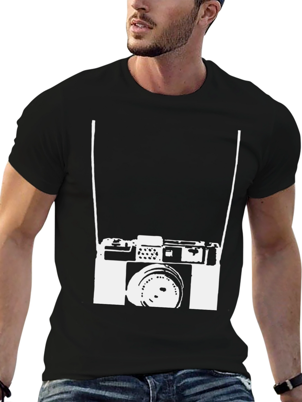 Retro Camera Graphic Tee - Classic Photography Lover Shirt