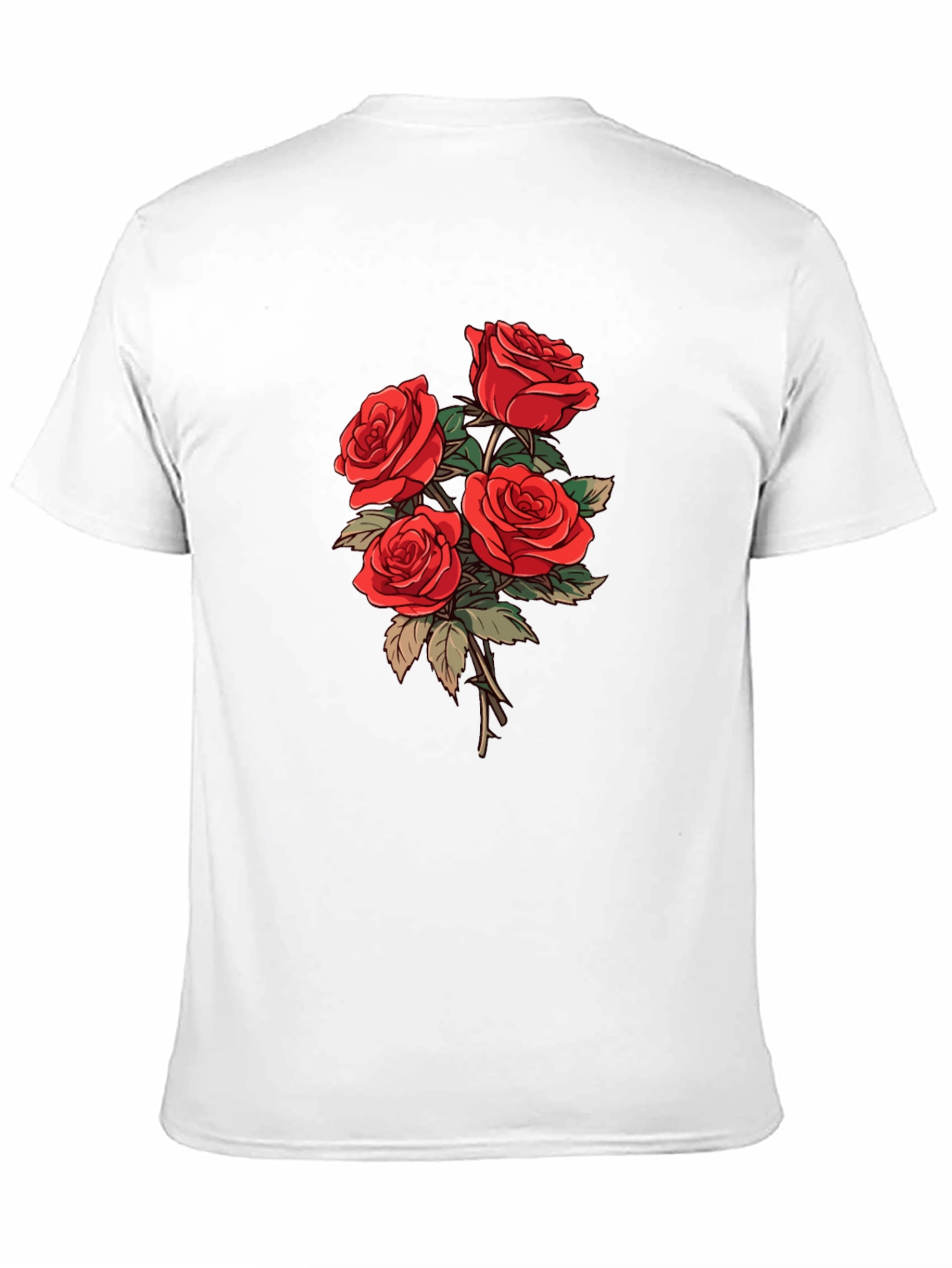 Black Rose Bouquet Graphic Tee