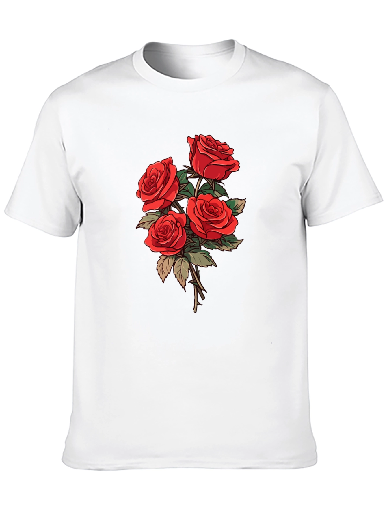 Black Rose Bouquet Graphic Tee