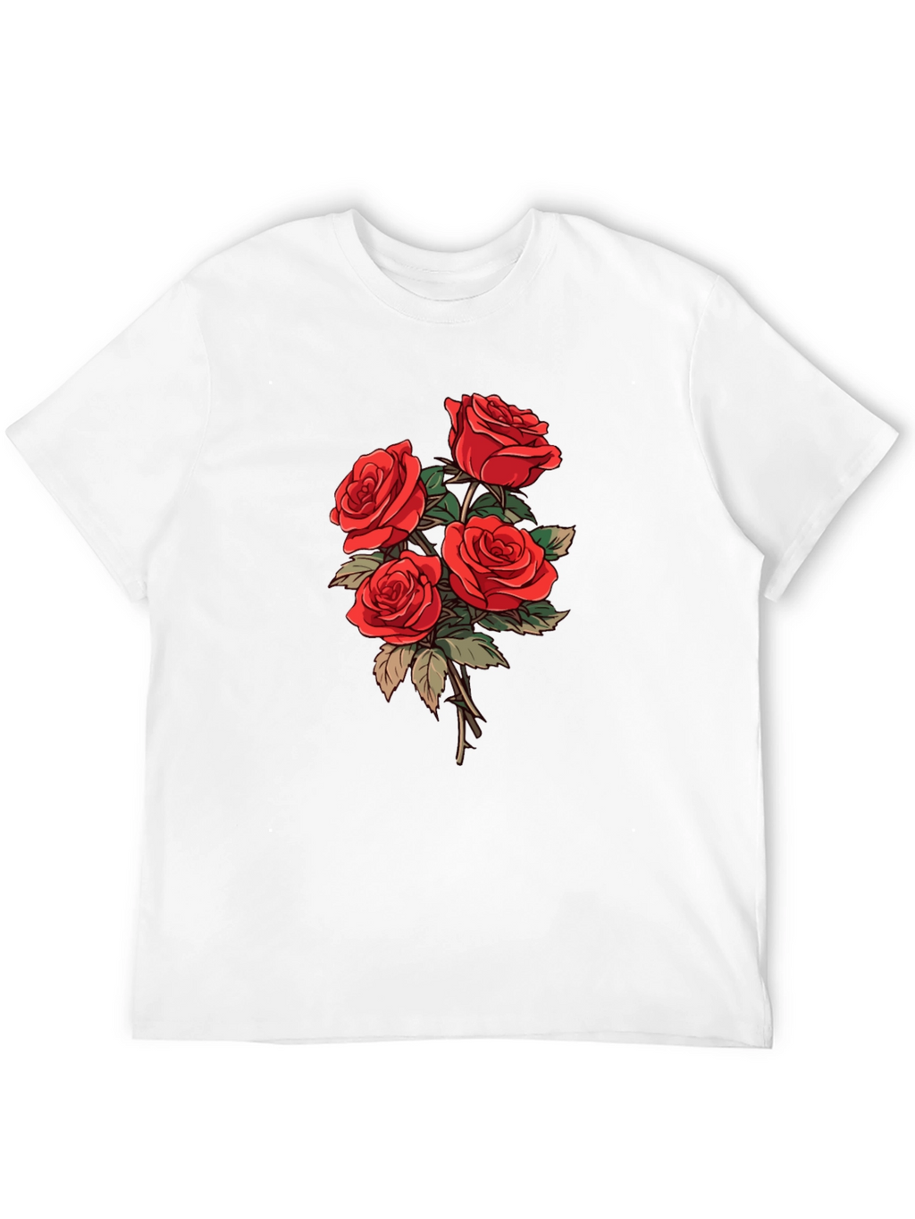 Black Rose Bouquet Graphic Tee