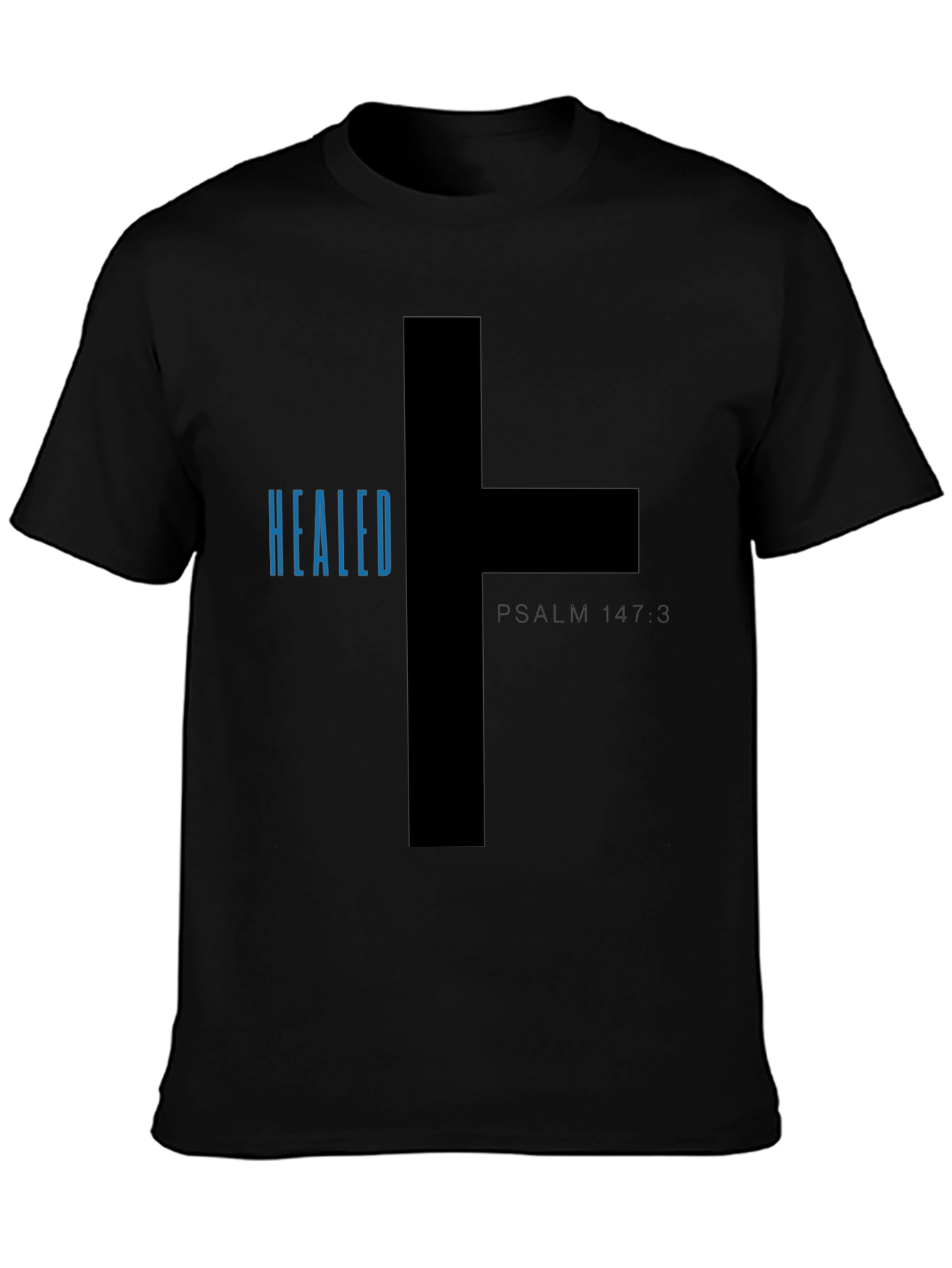 Healed Psalm 147:3 Graphic Tee - Christian T-Shirt