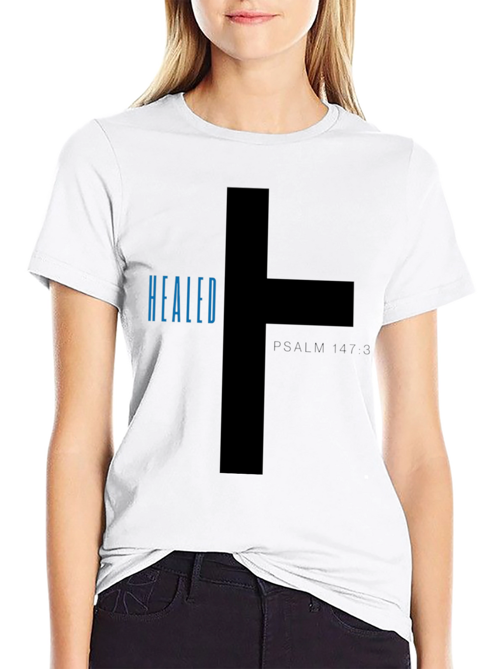 Healed Psalm 147:3 Graphic Tee - Christian T-Shirt