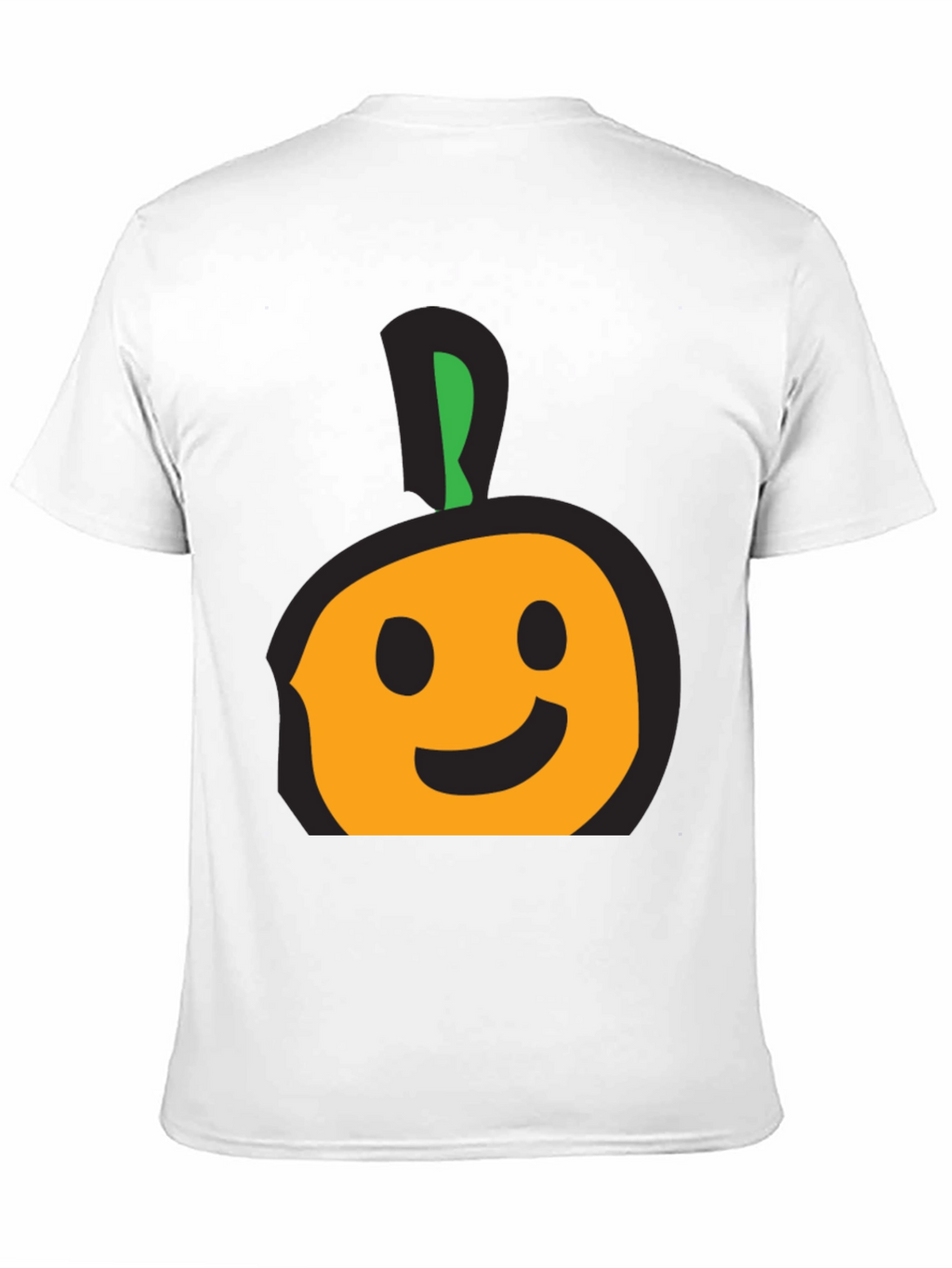 Whimsical Fruit Graphic Tee - Casual Black T-Shirt