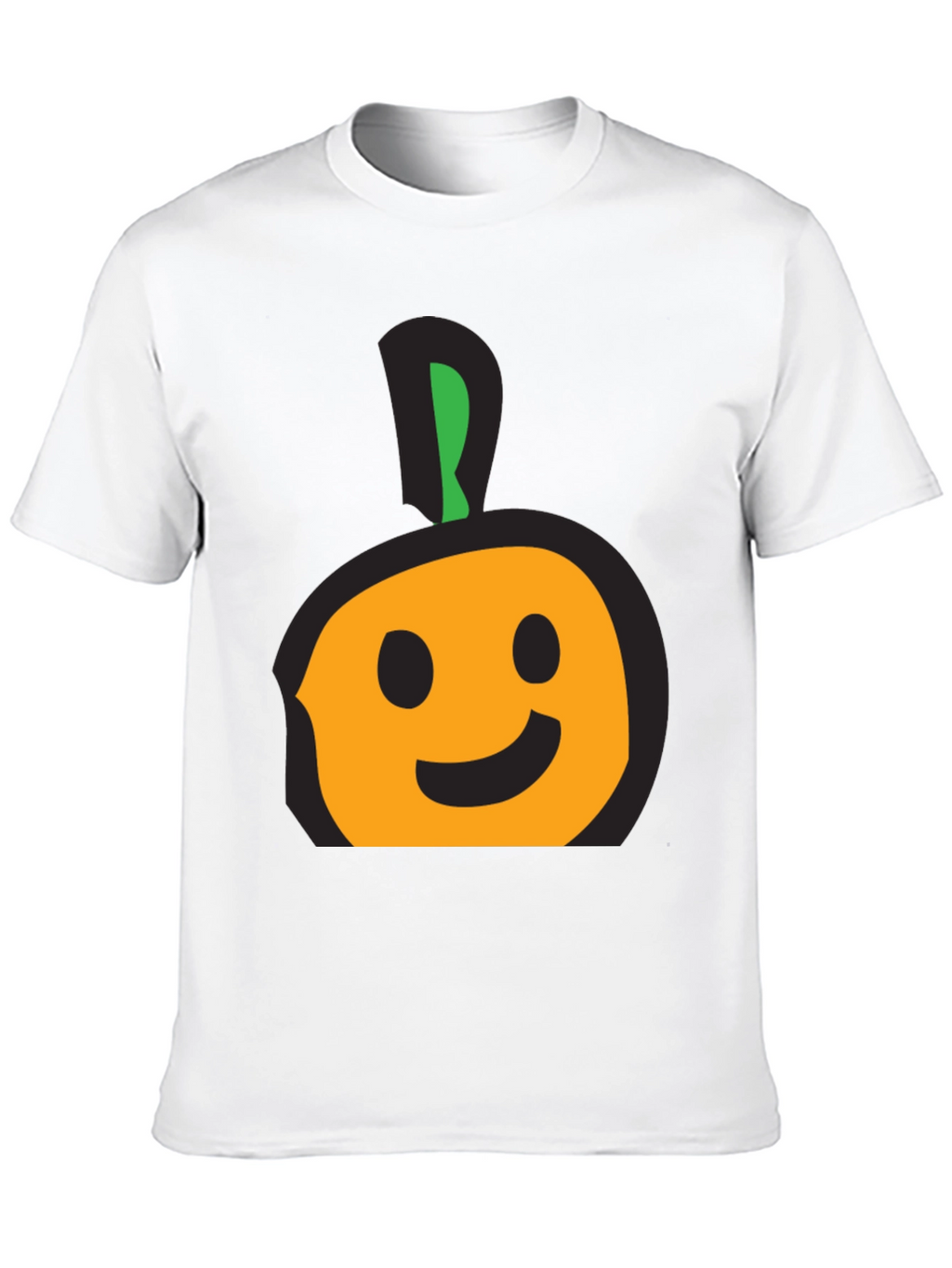 Whimsical Fruit Graphic Tee - Casual Black T-Shirt