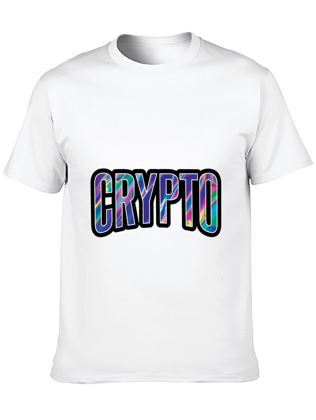 Crypto Tie Dye T-Shirt - Black