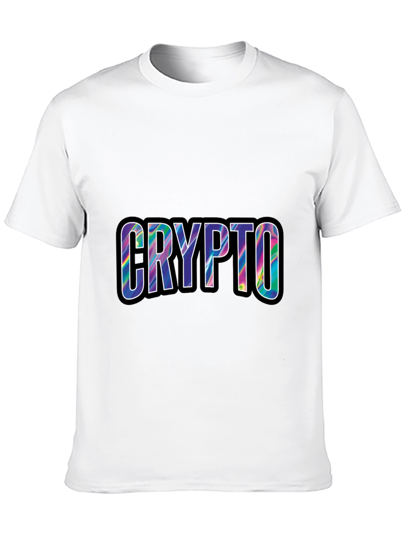 Crypto Tie Dye T-Shirt - Black