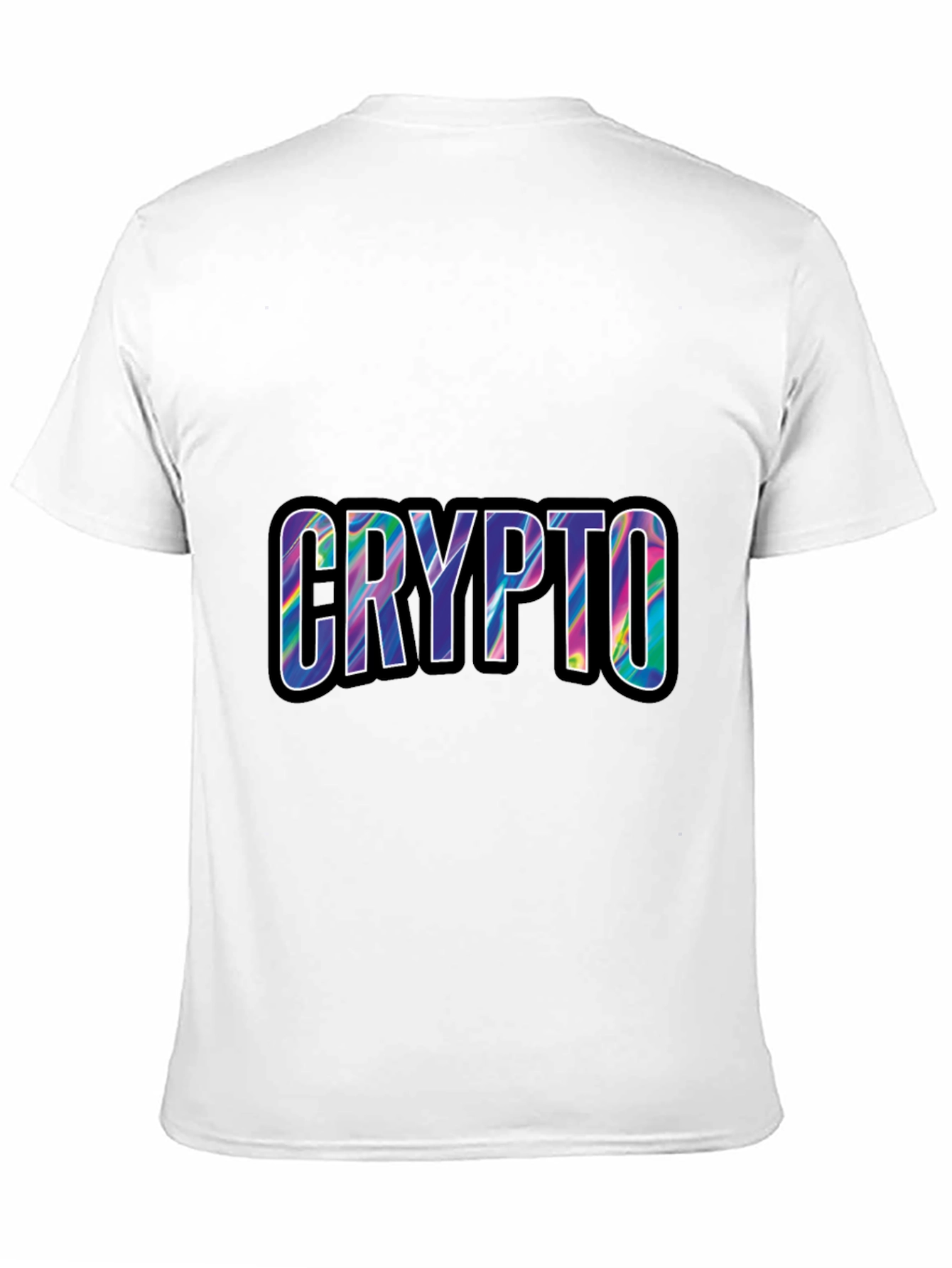 Crypto Tie Dye T-Shirt - Black